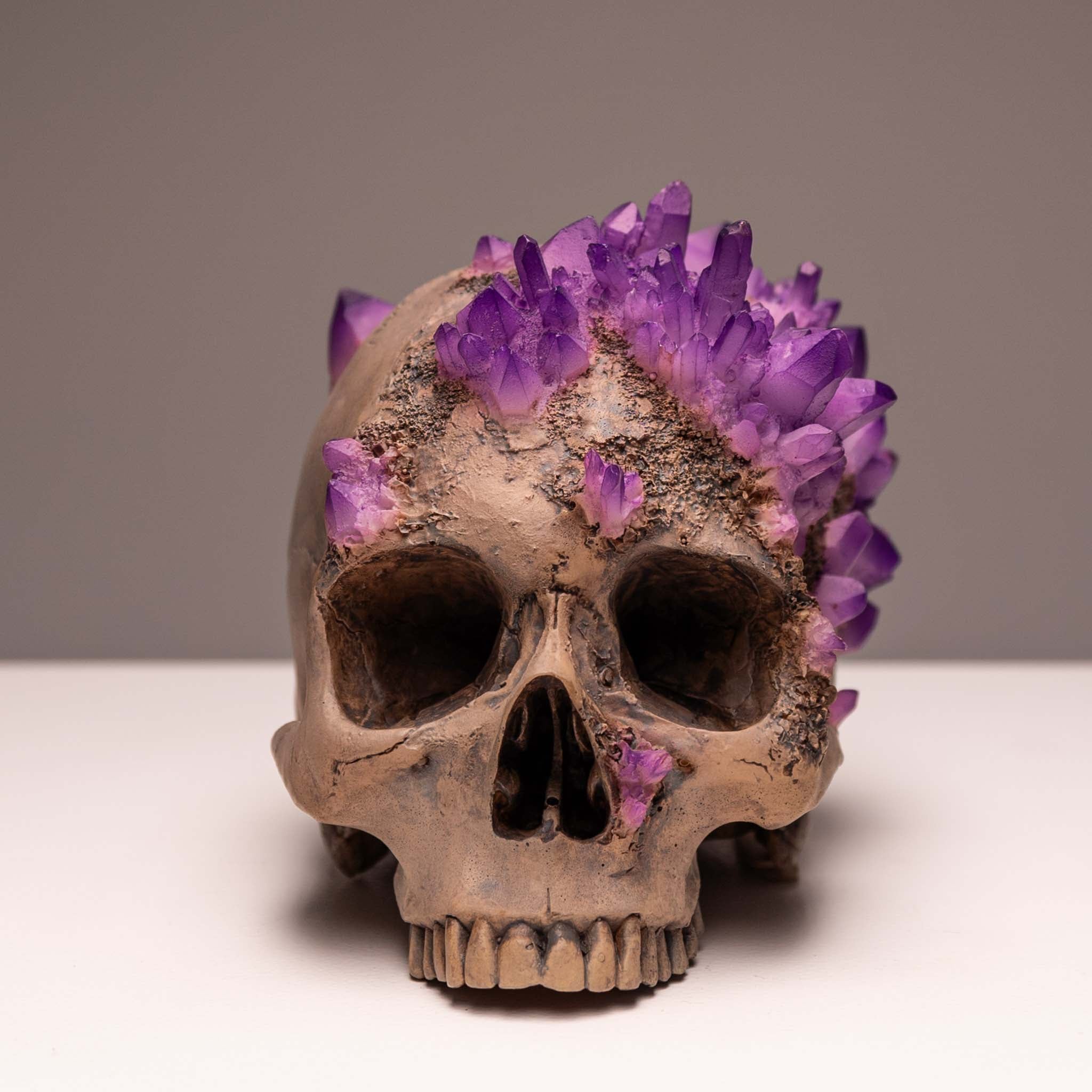 Amethyst Skull