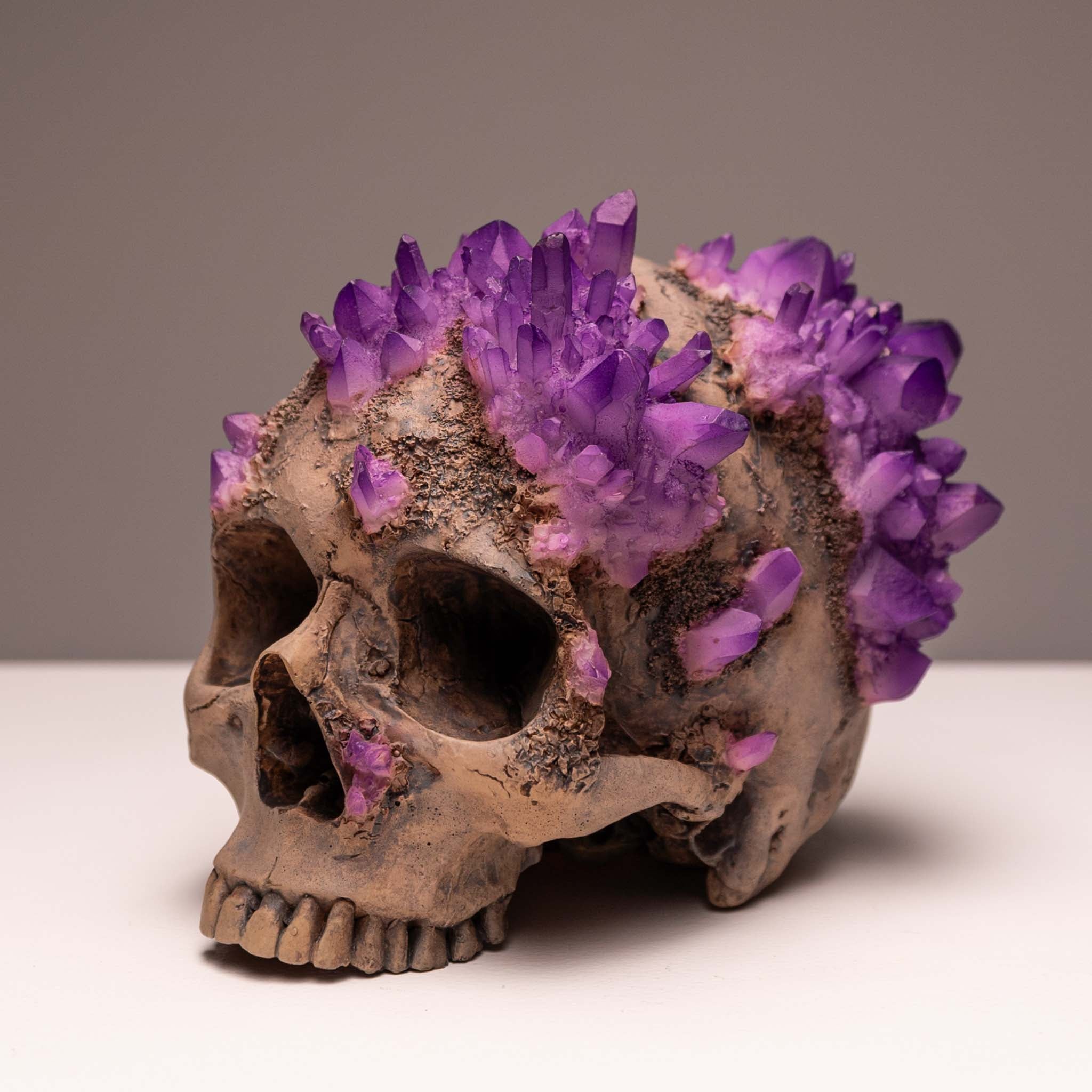 Amethyst Skull