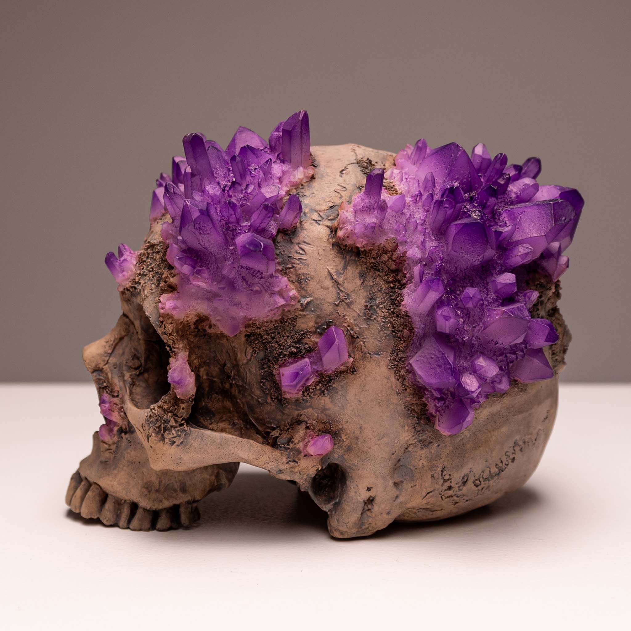 Amethyst Skull
