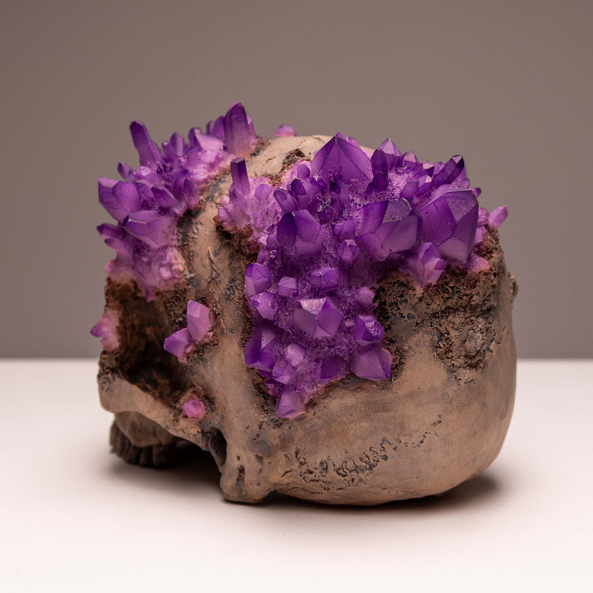 Amethyst Skull