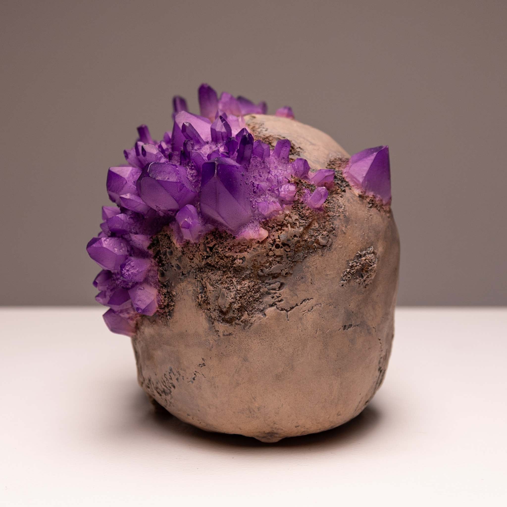 Amethyst Skull