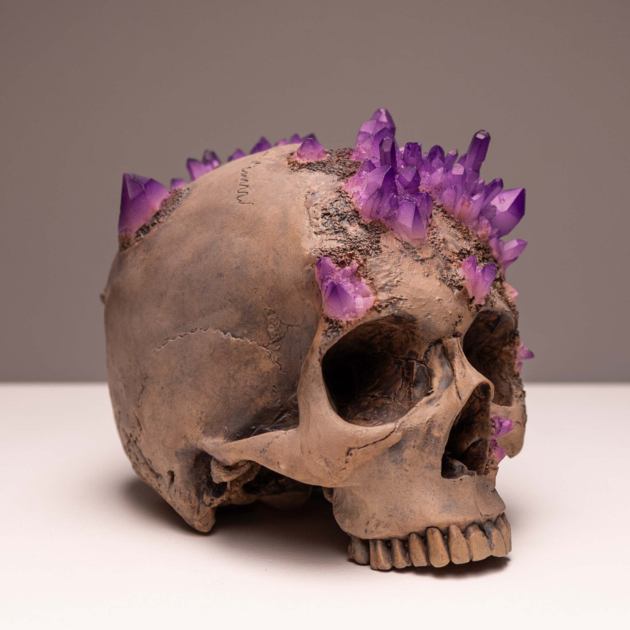 Amethyst Skull