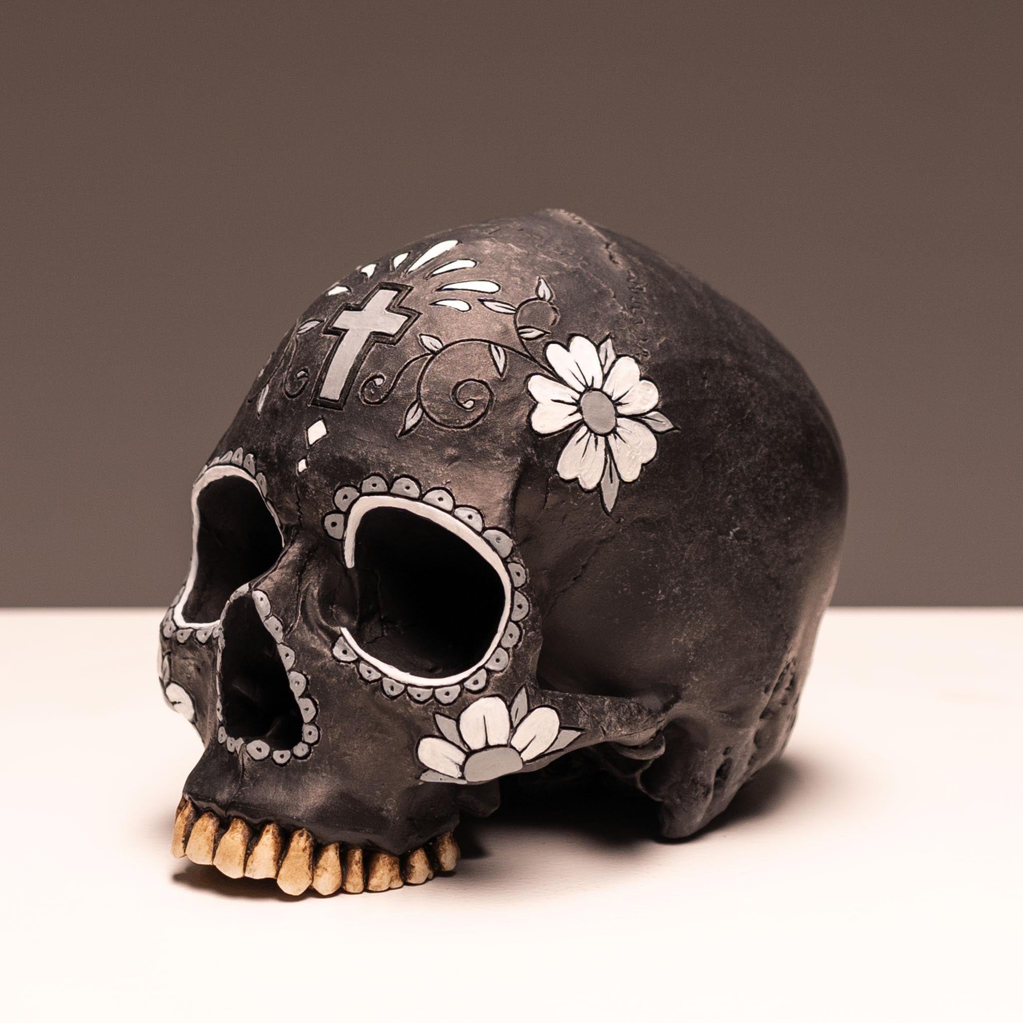 Day of the Dead Skull - Negra