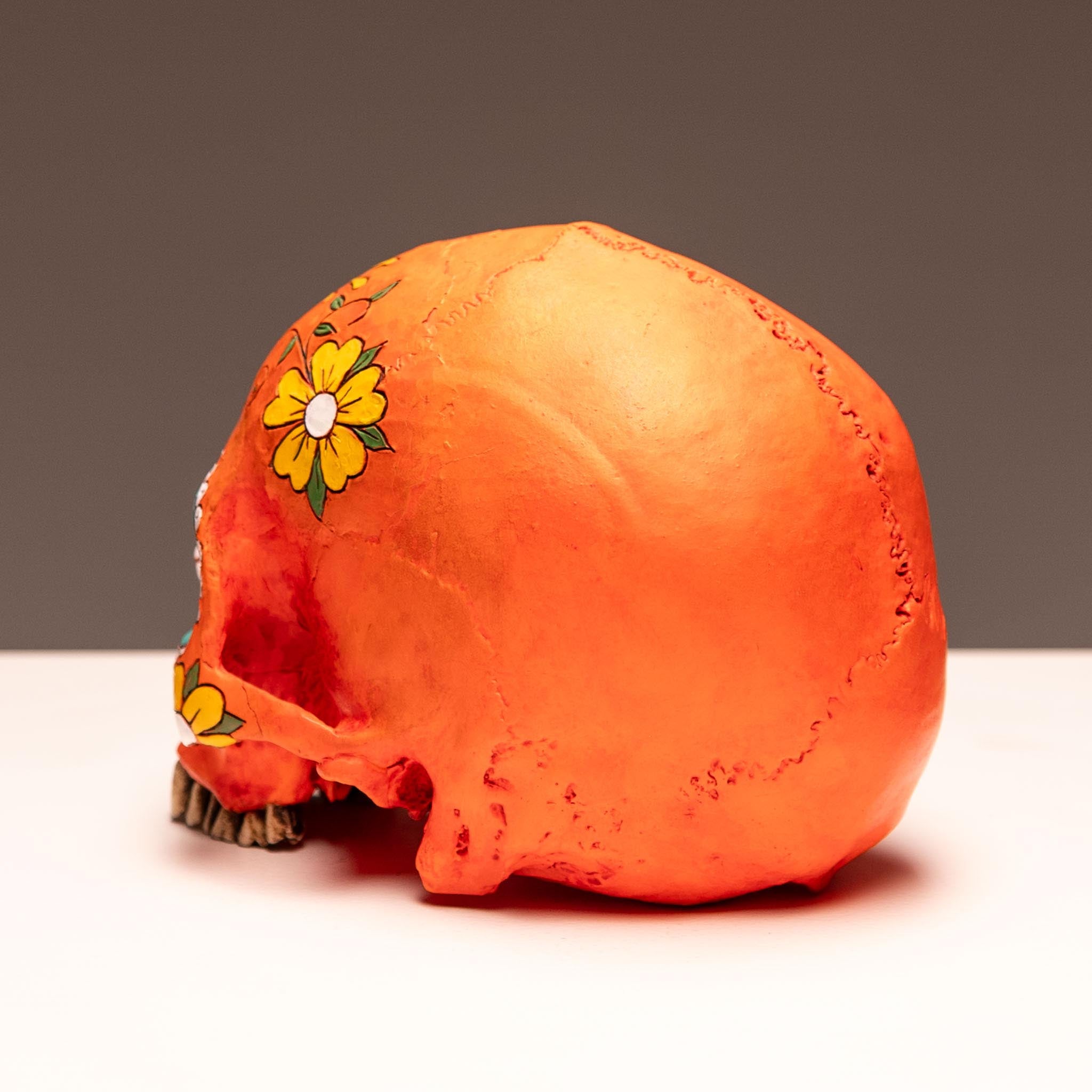 Day of the Dead Skull - Anaranjado