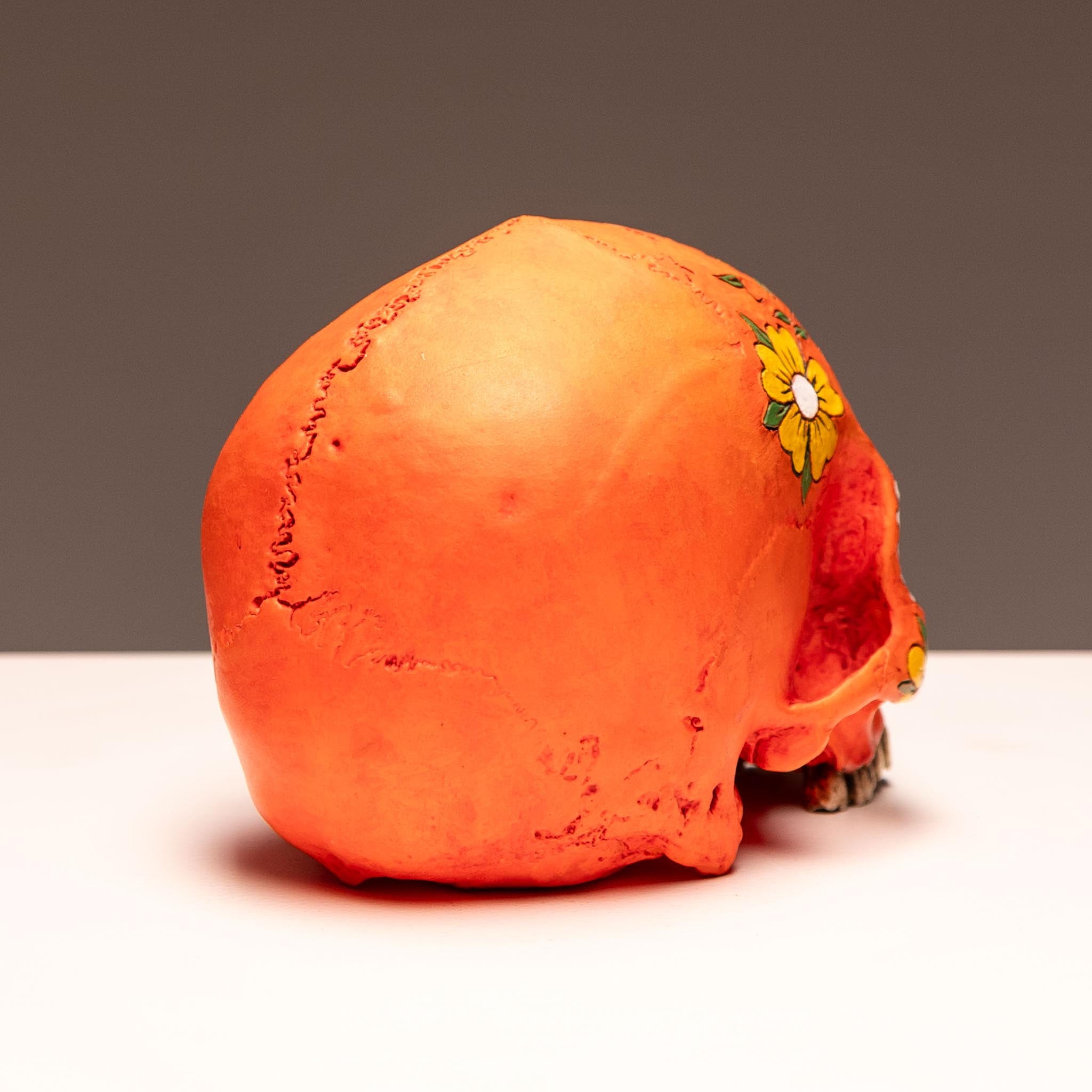 Day of the Dead Skull - Anaranjado