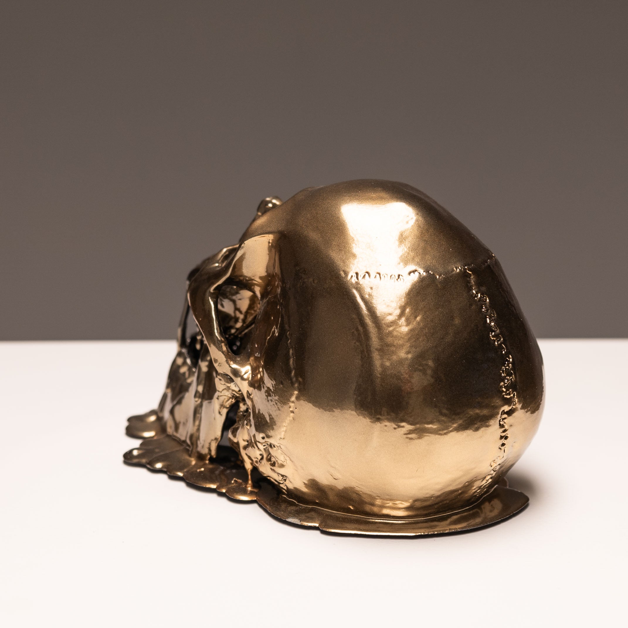 Melting Gold Skull