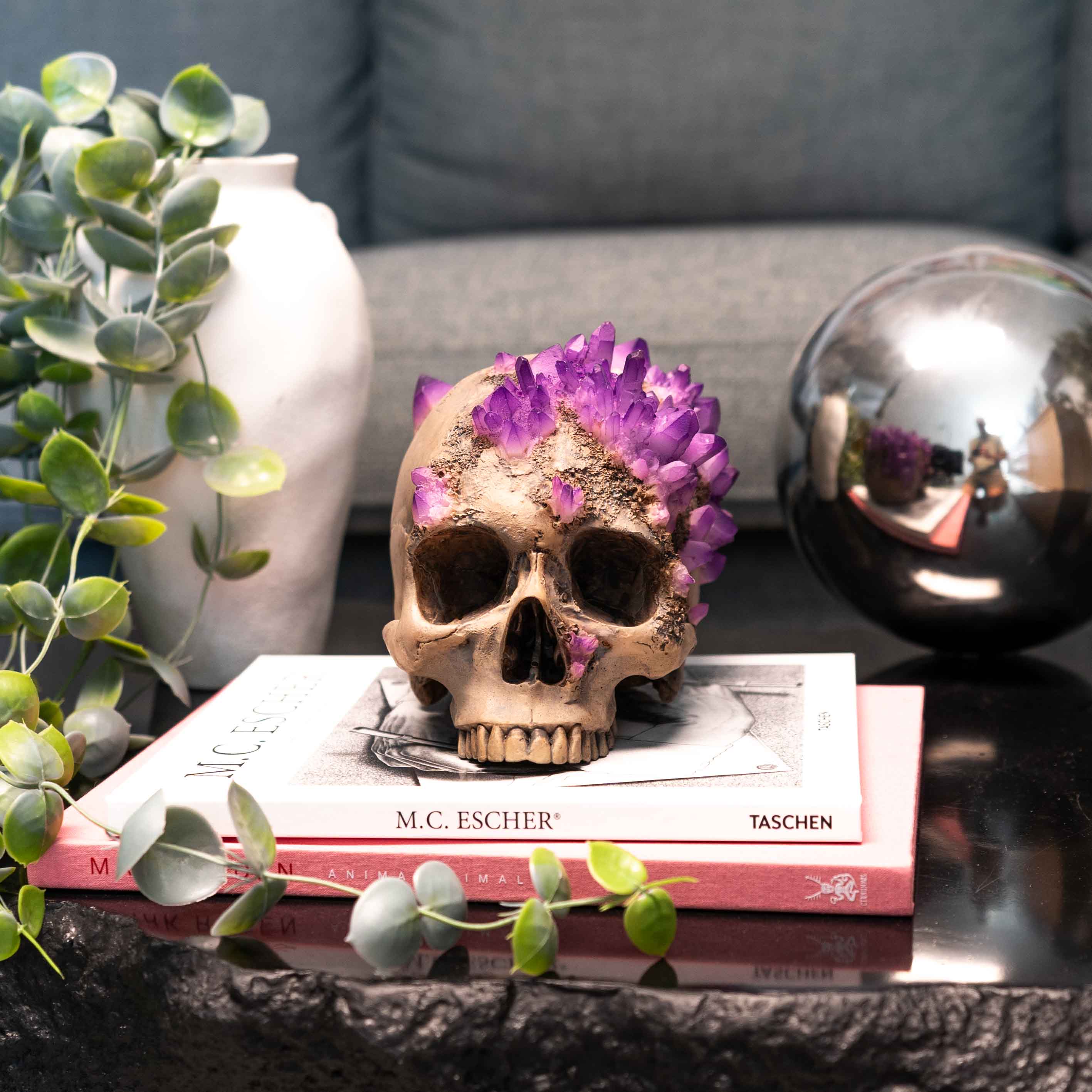 Amethyst Skull