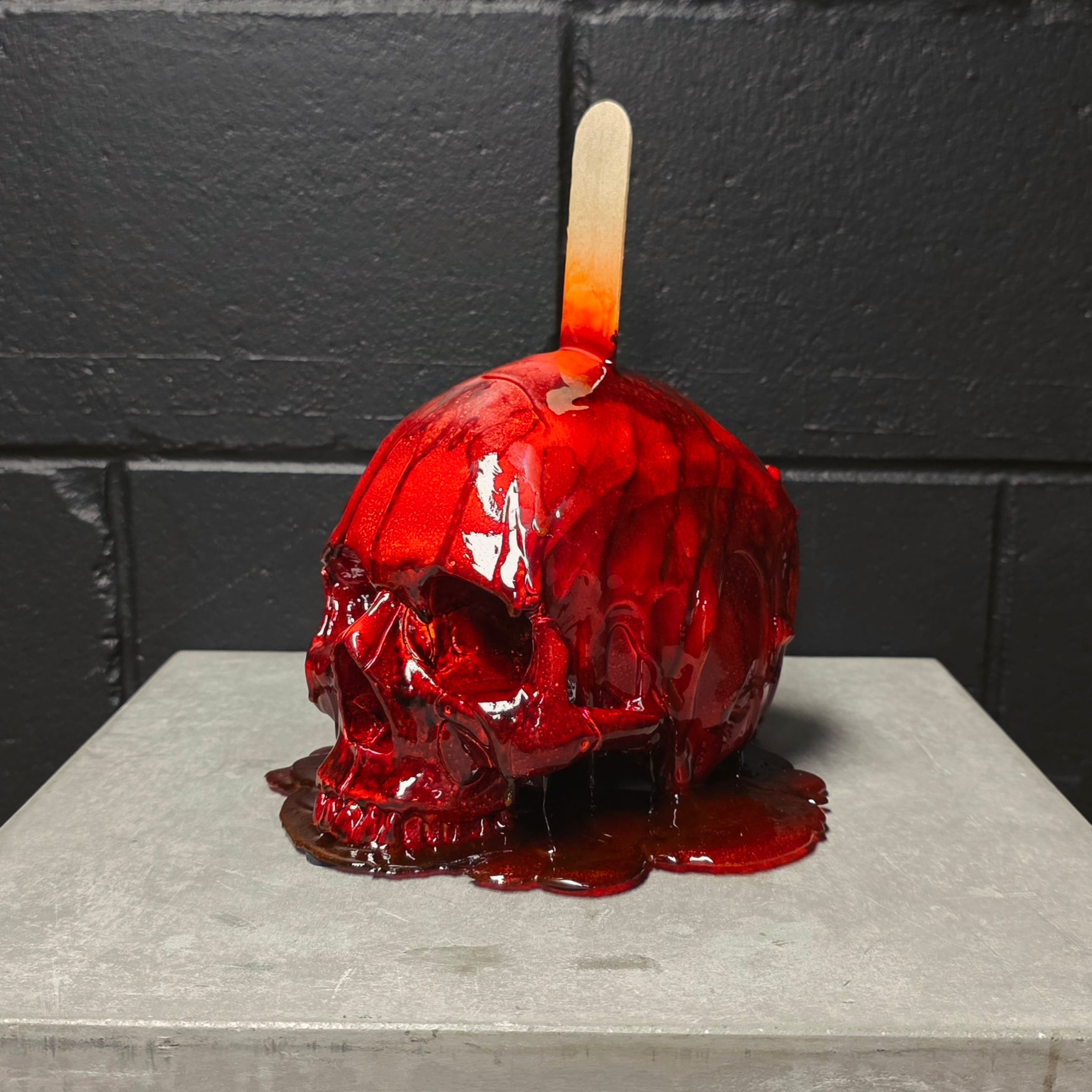 Human Skull - Candy Apple [EXPERIMENTAL PAINT]