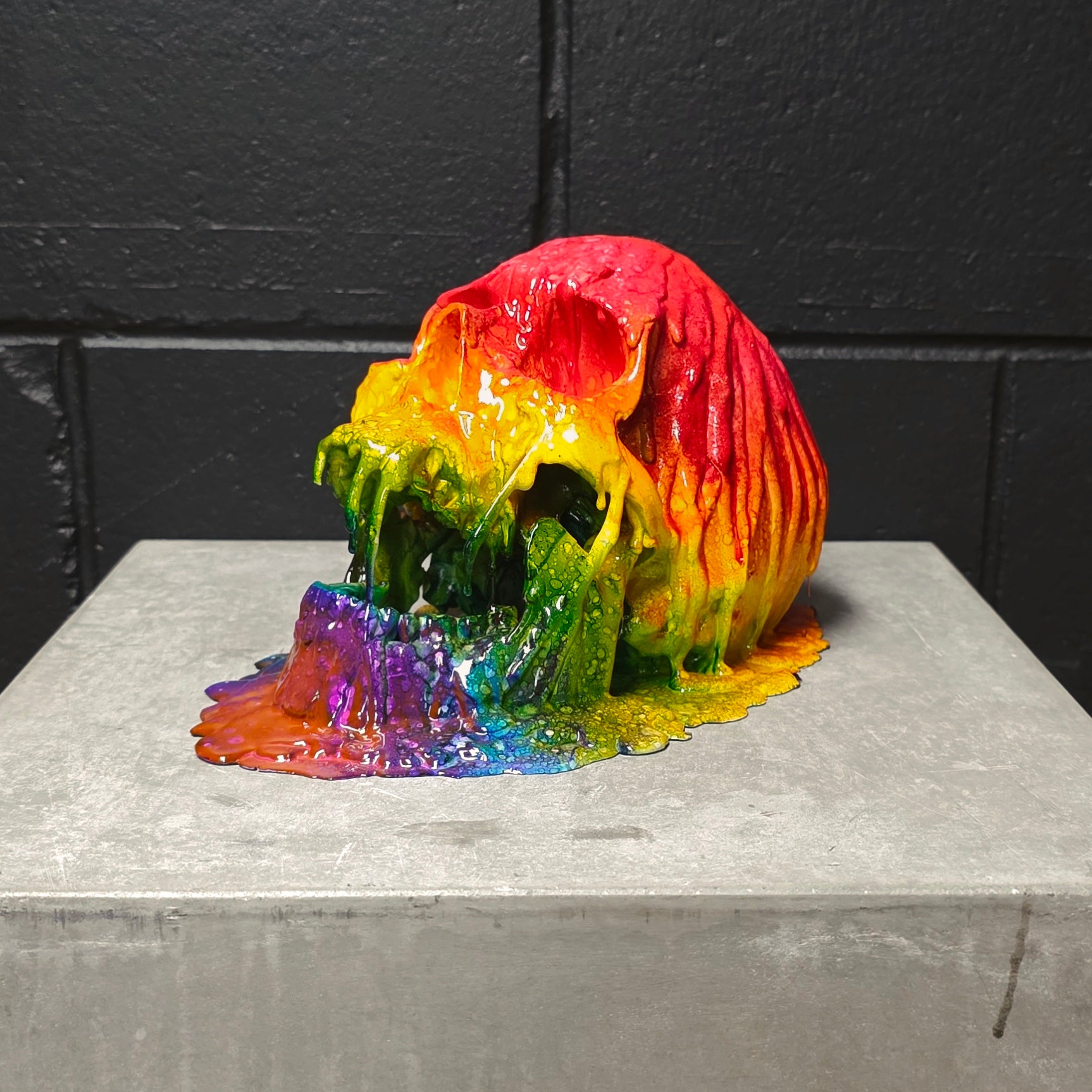 Melting Vat of Acid Skull - Rainbow [EXPERIMENTAL PAINT]