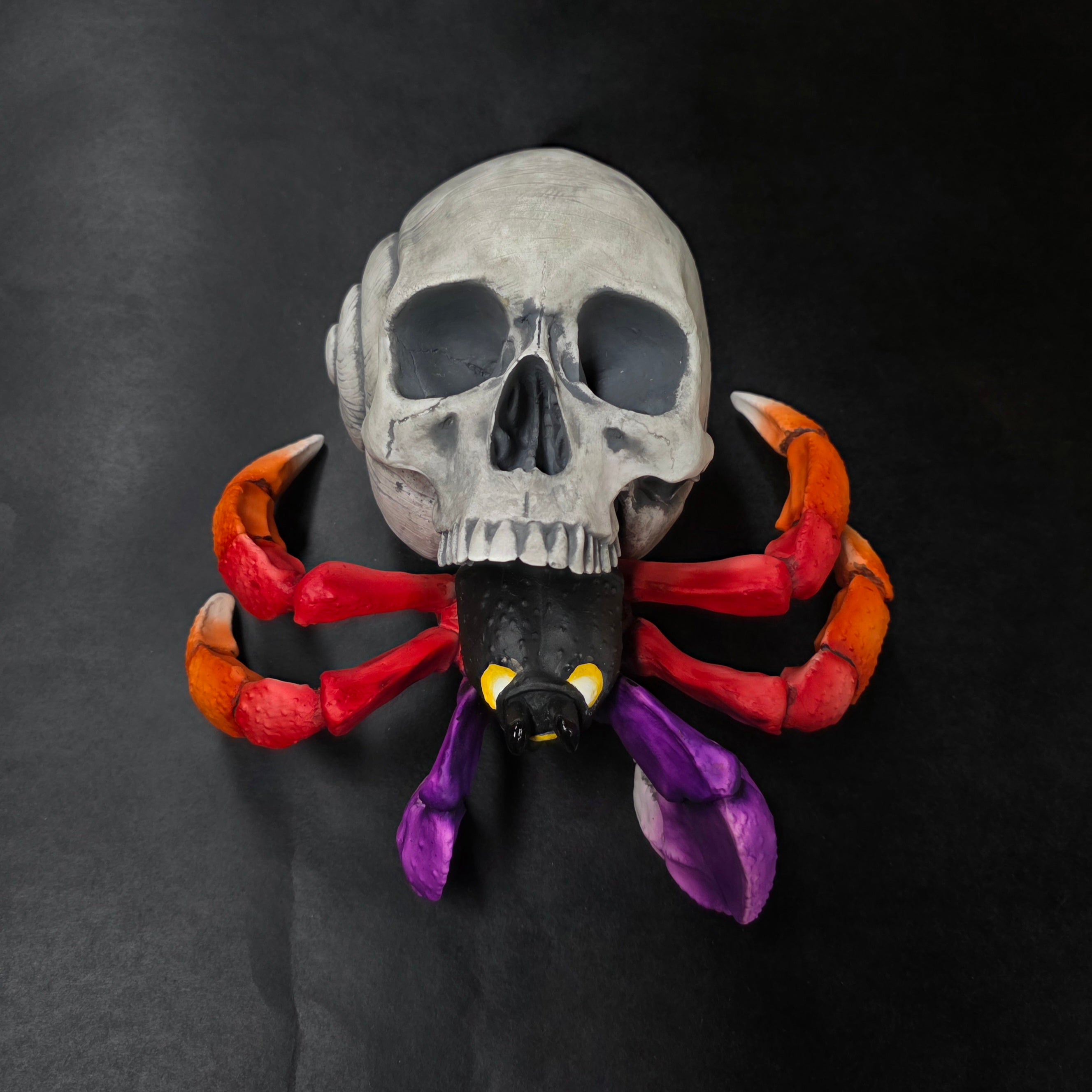 Hermit Crab Skull - Moon [EXPERIMENTAL PAINT]