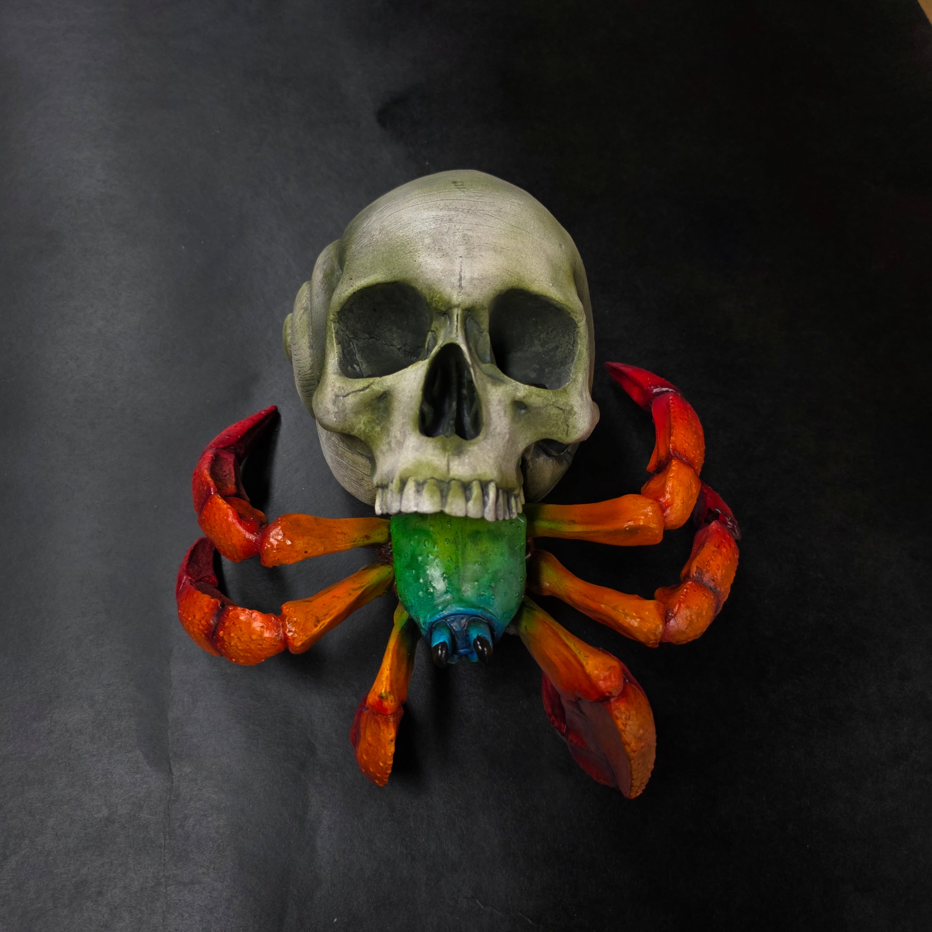 Hermit Crab Skull - Mantis [EXPERIMENTAL PAINT]