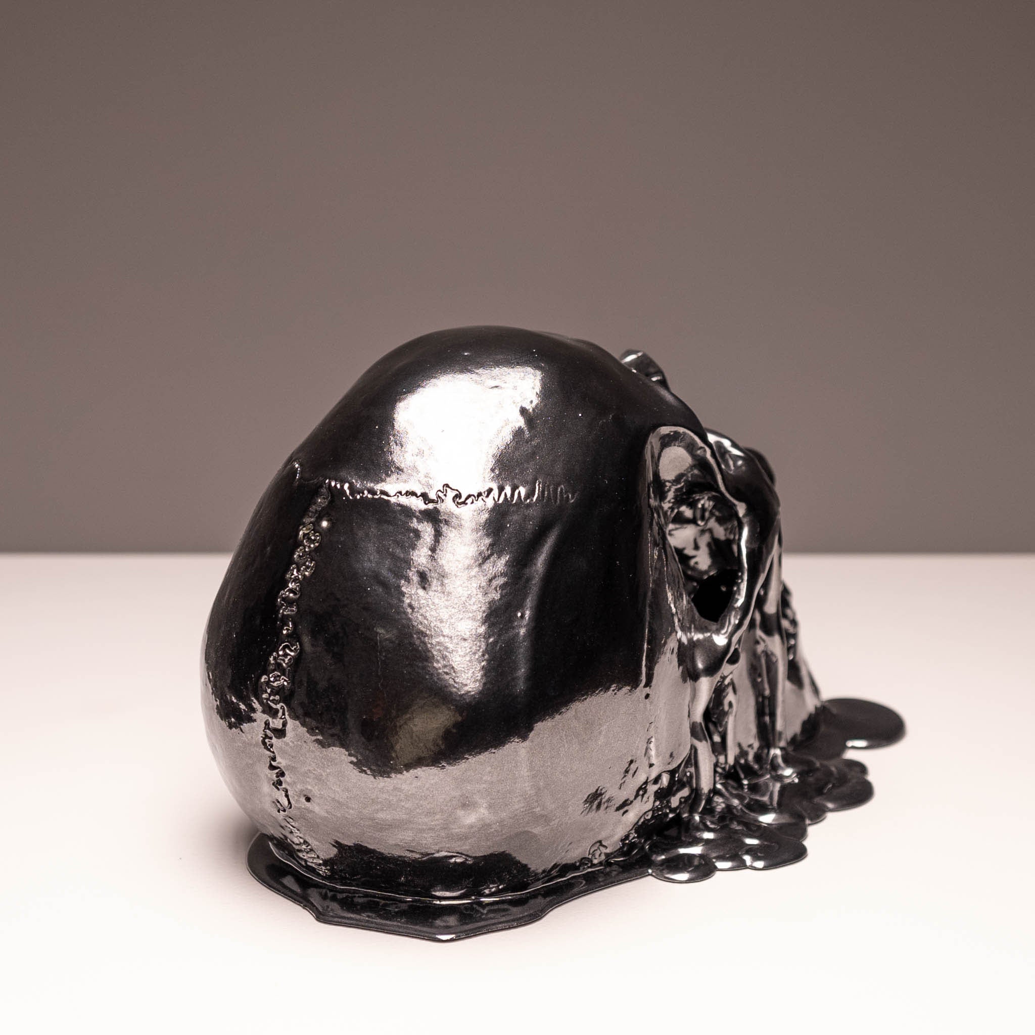 Melting Black Chrome Skull – Jack of the Dust