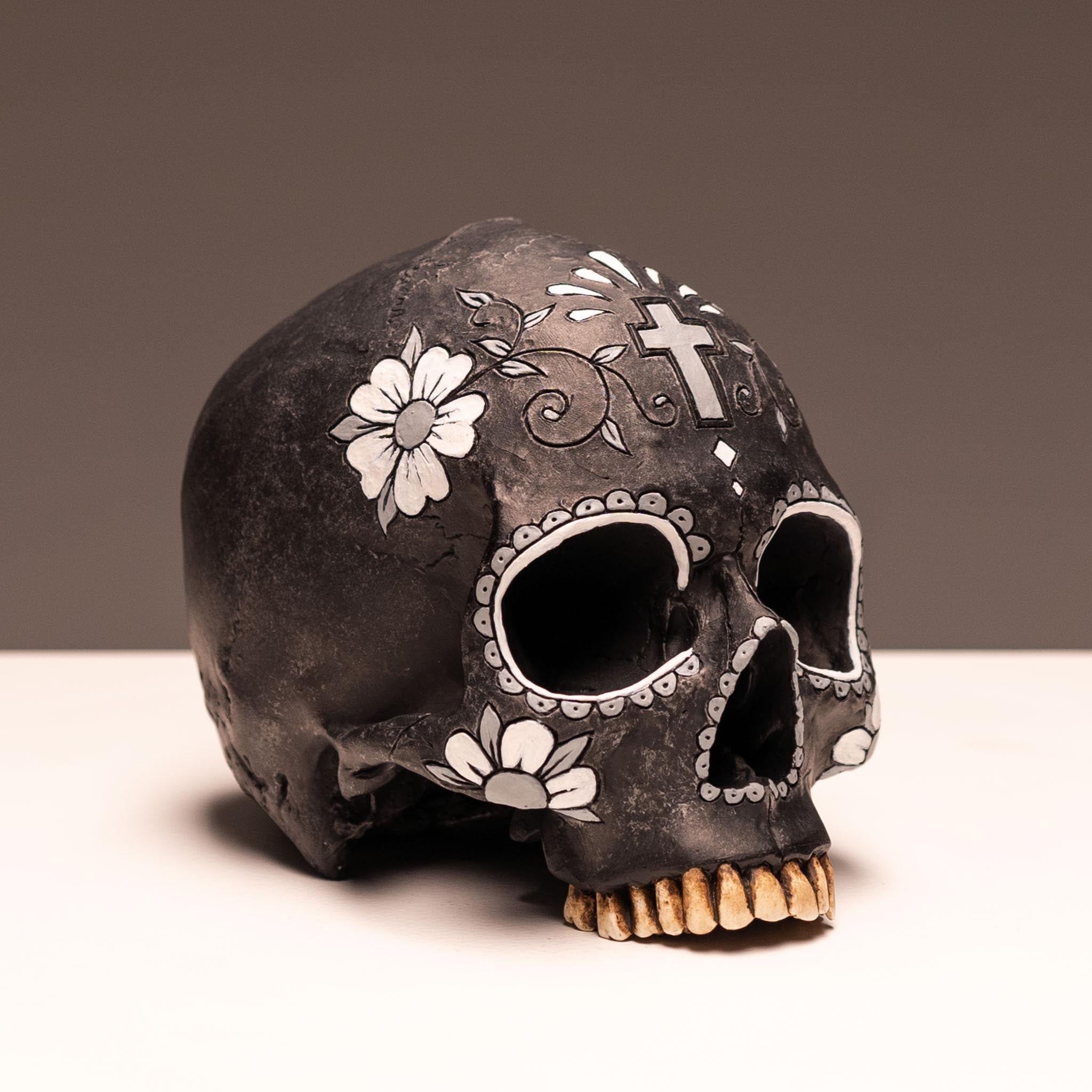 Day of the Dead Skull - Negra – Jack of the Dust
