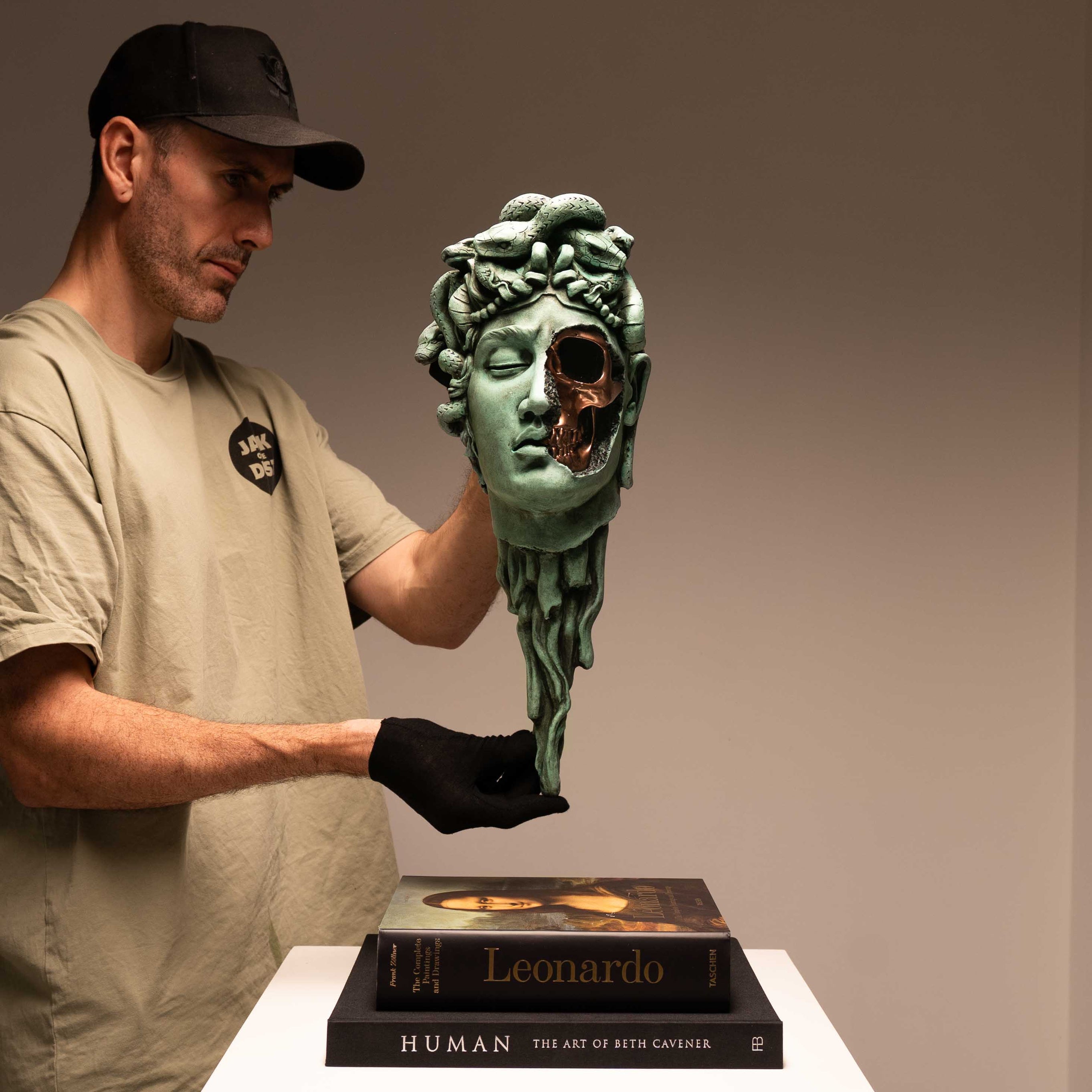 Medusa Verdigris Wall Mount