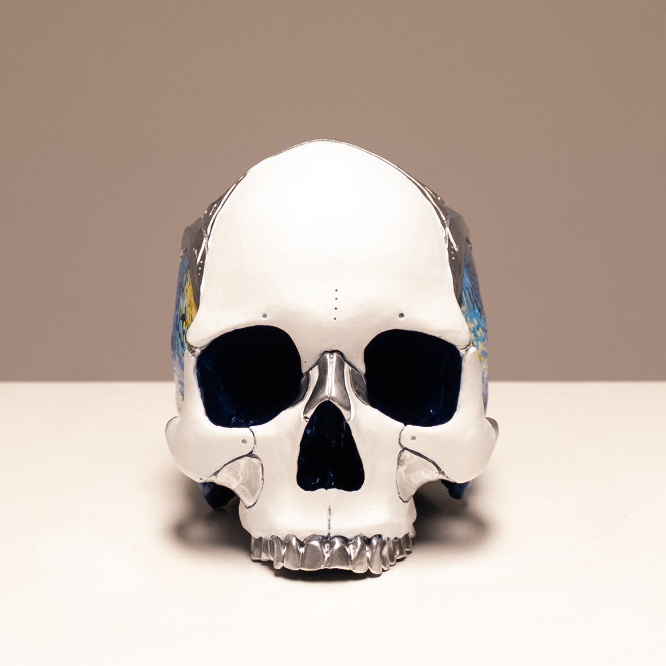 Loki skull - White Starry Night