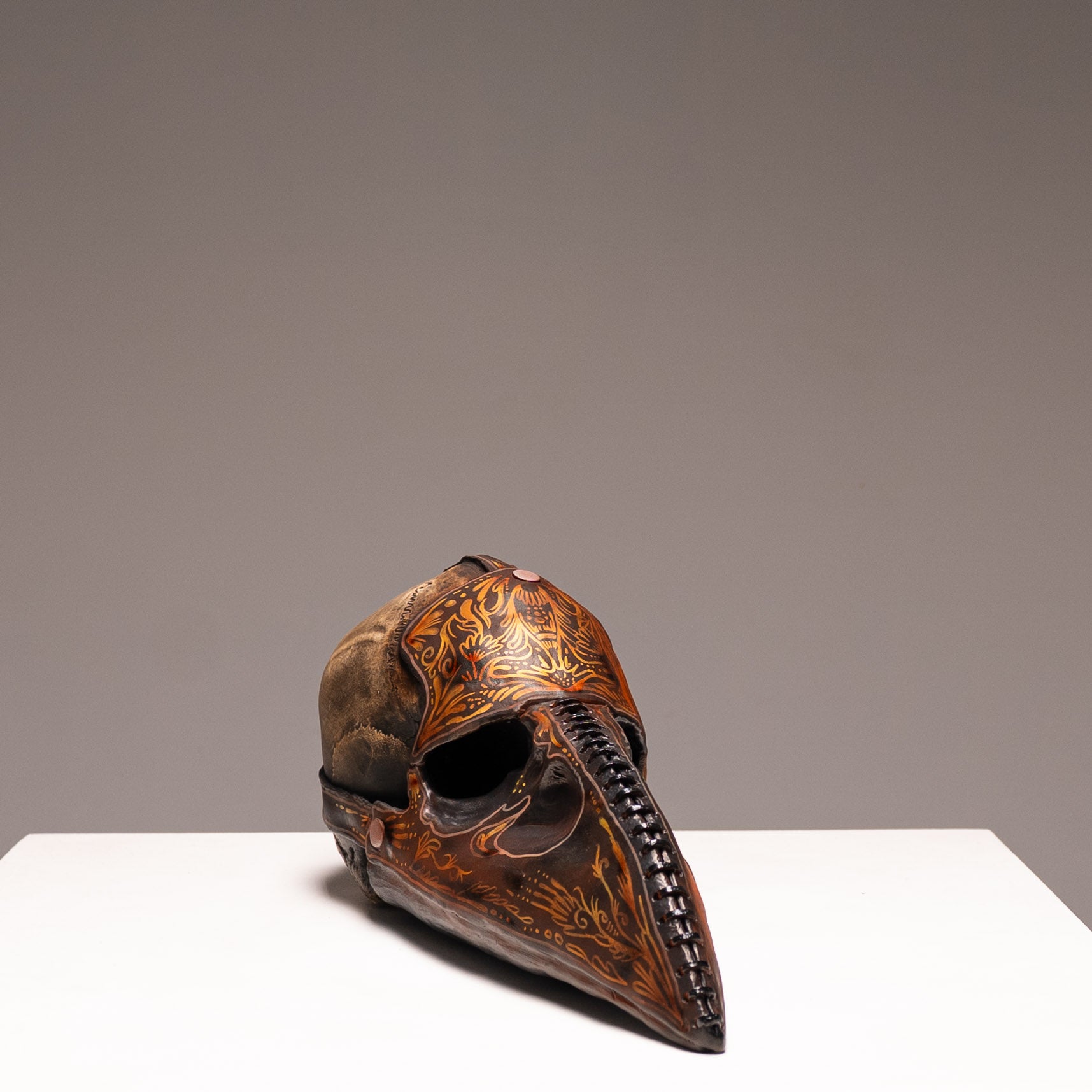 Plague Doctor Skull - Scroll