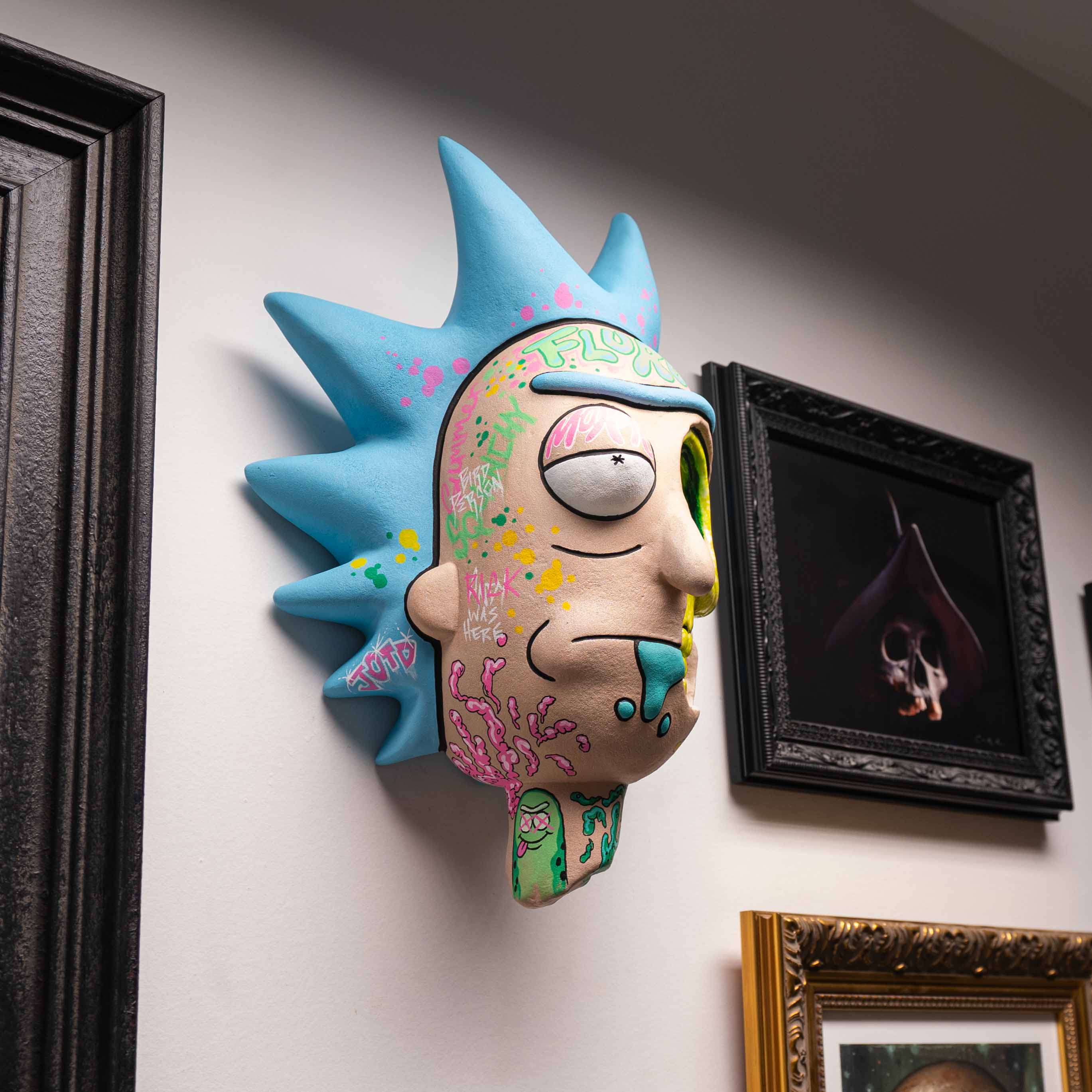 Rick C-137  Portal Wall Mount - Pickled