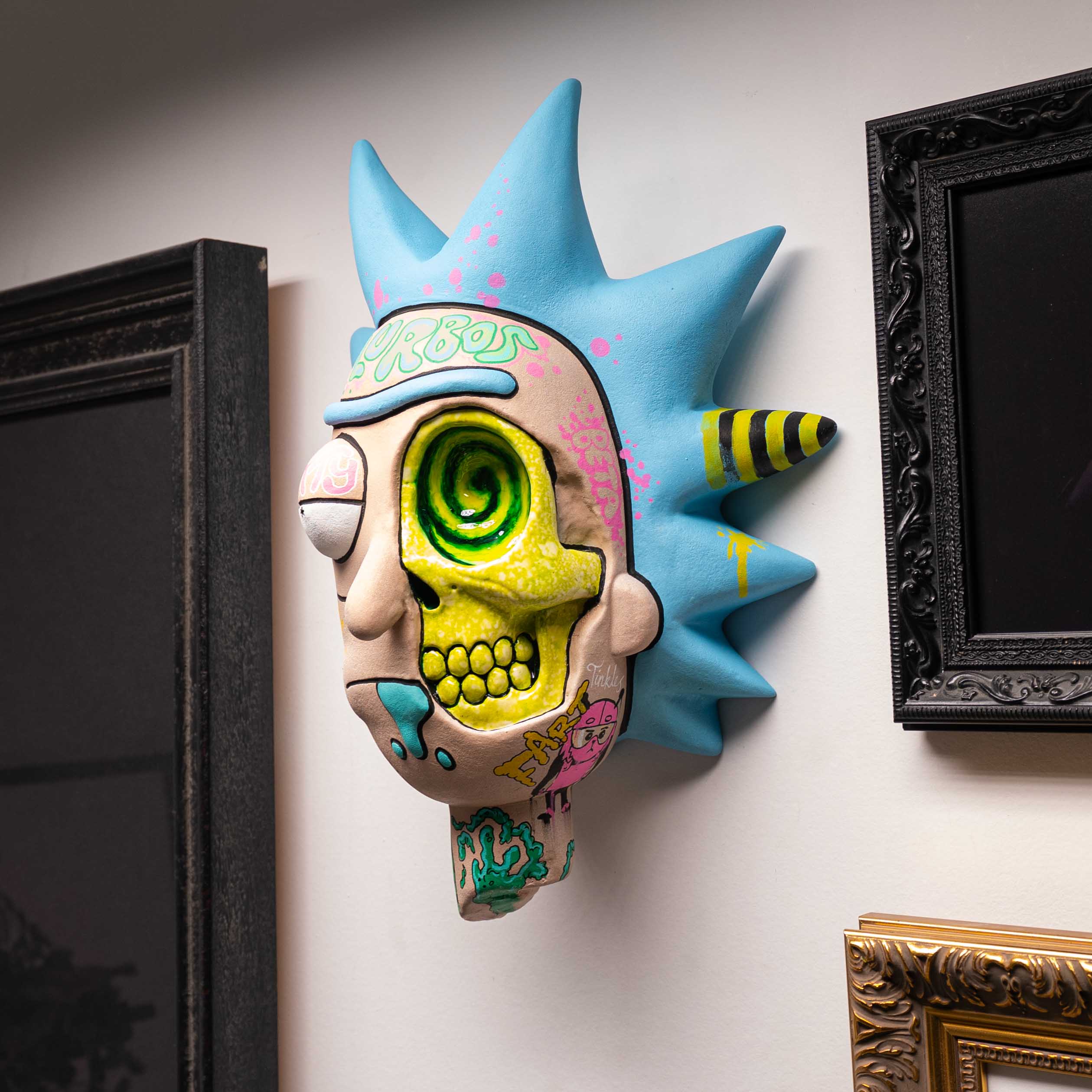 Rick C-137  Portal Wall Mount - Pickled