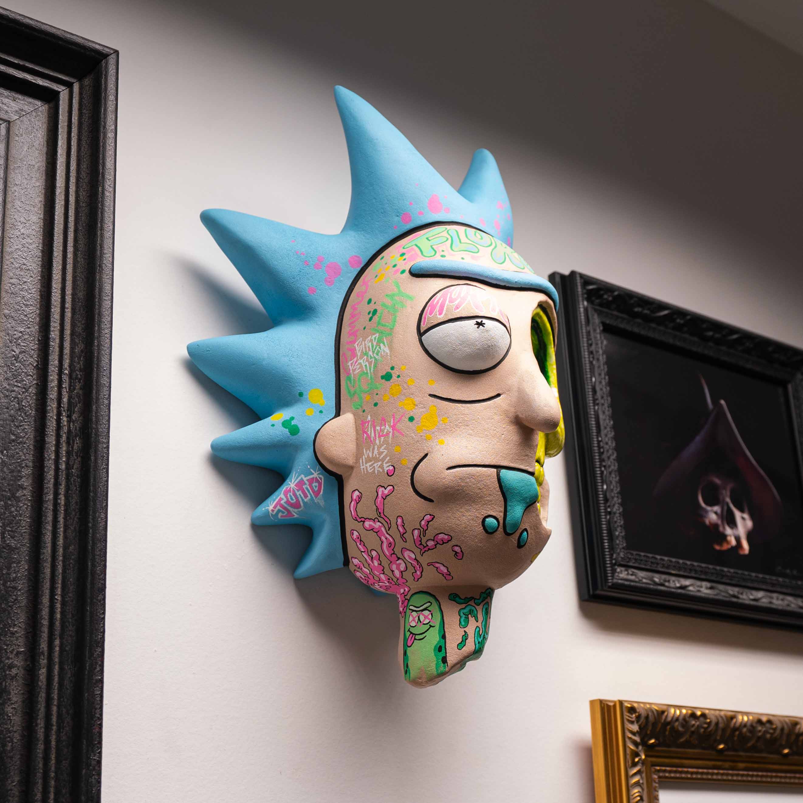 Rick C-137  Portal Wall Mount - Pickled