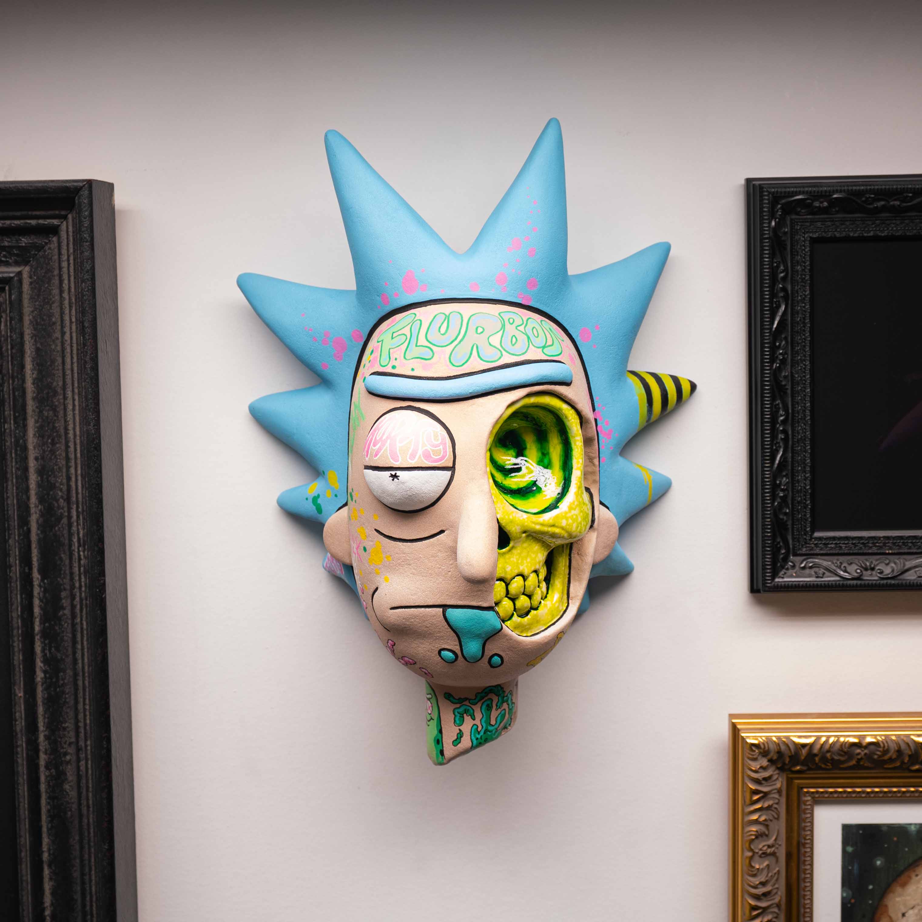 Rick C-137  Portal Wall Mount - Pickled