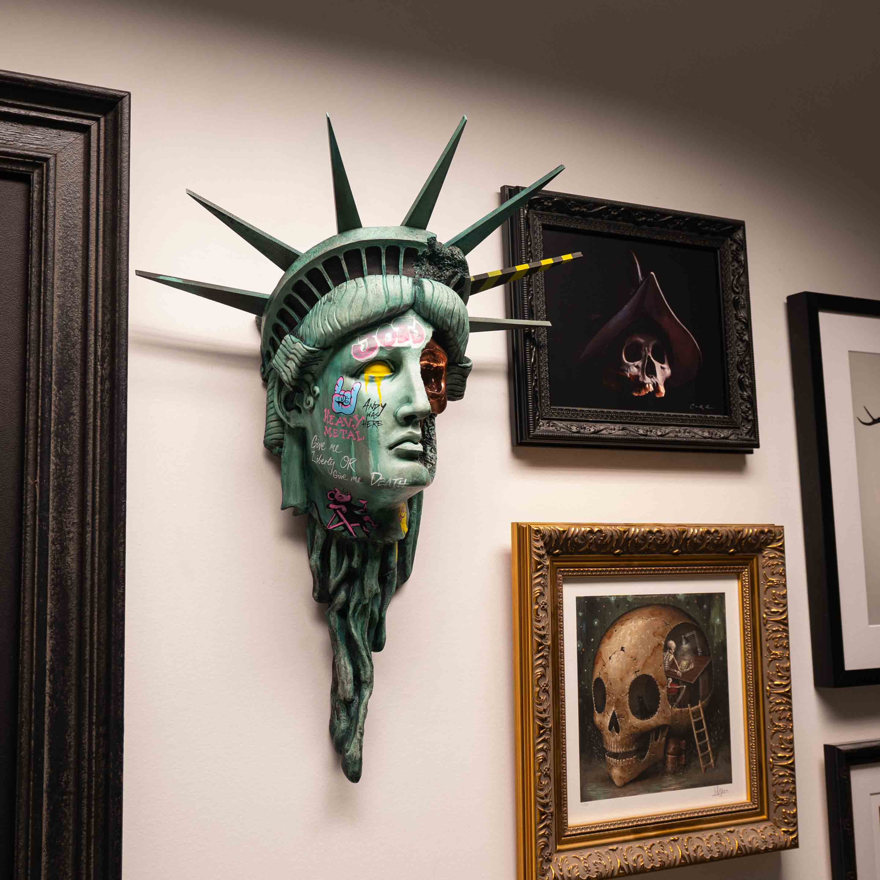 The Death of Liberty Wall Mount - Heavy Metal