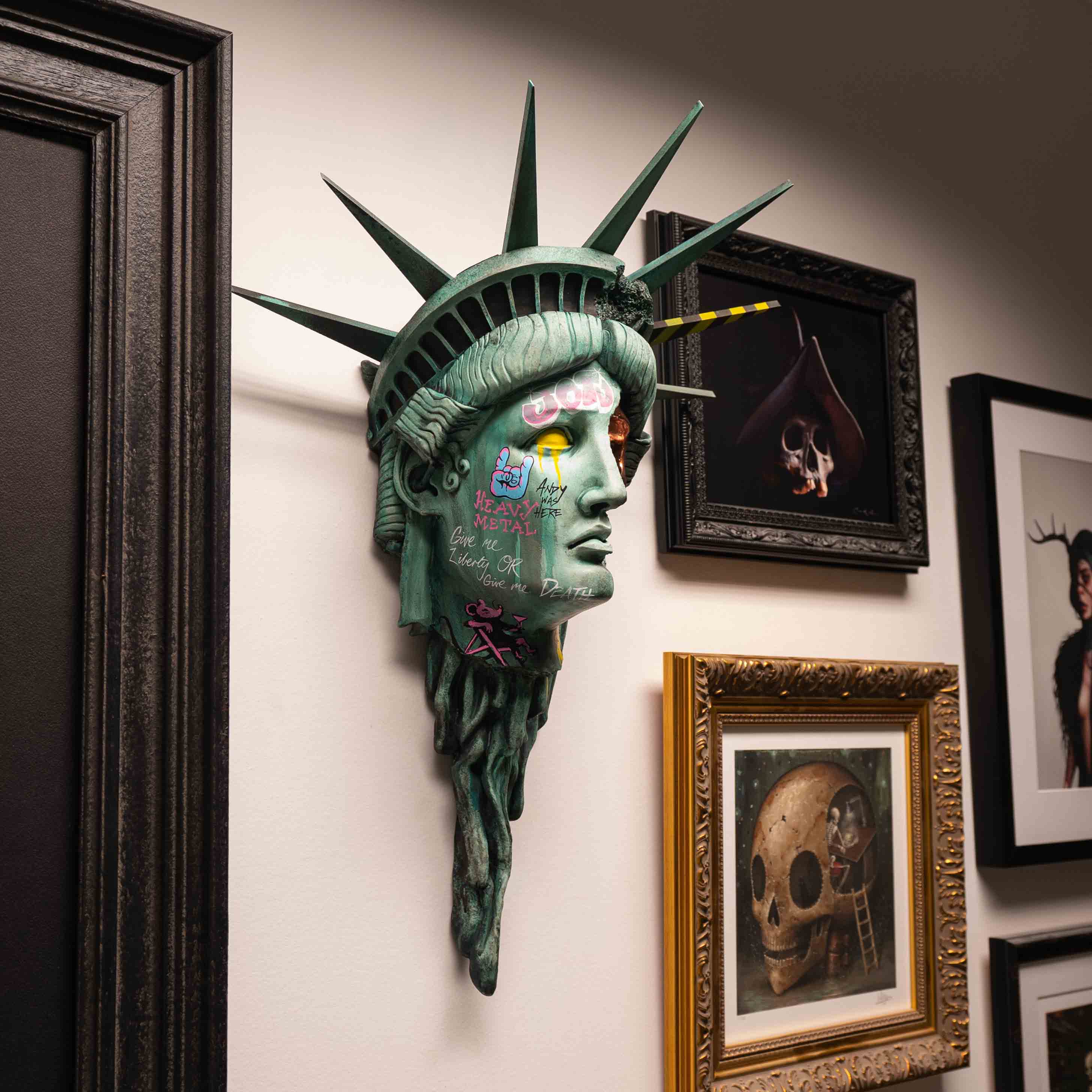The Death of Liberty Wall Mount - Heavy Metal