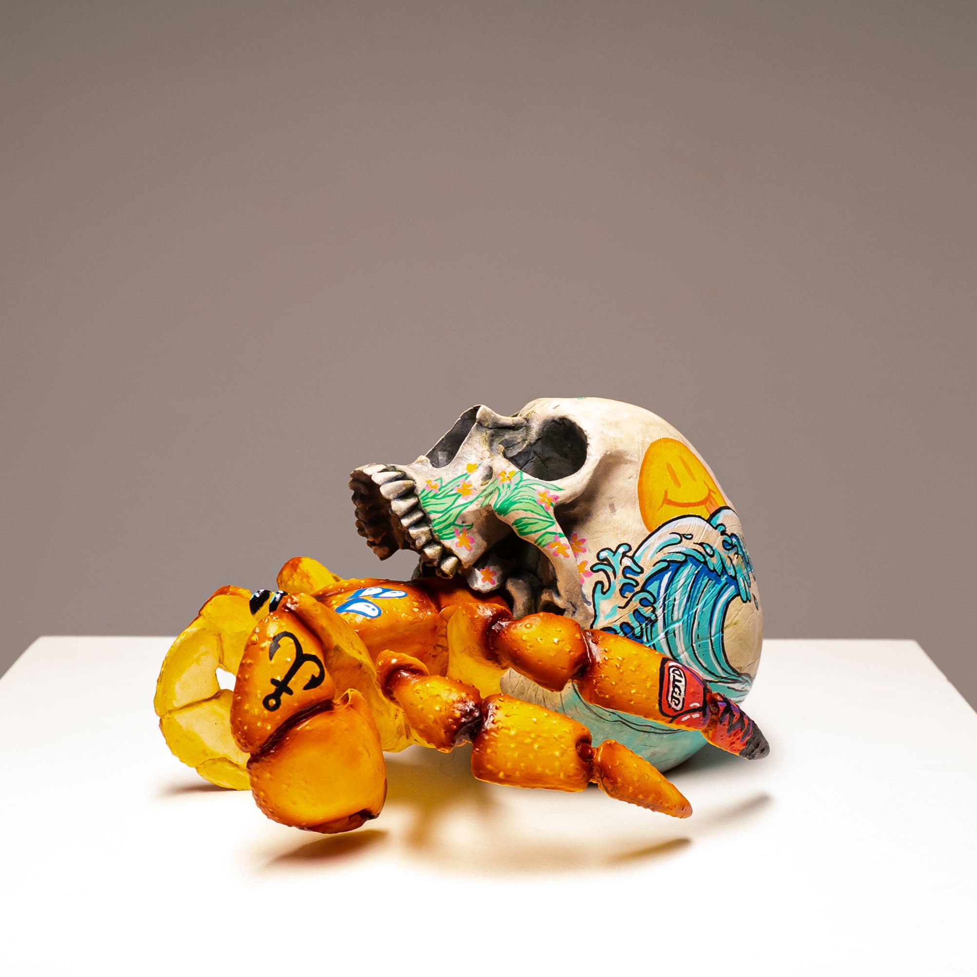 Hermit Crab Skull - Sandy