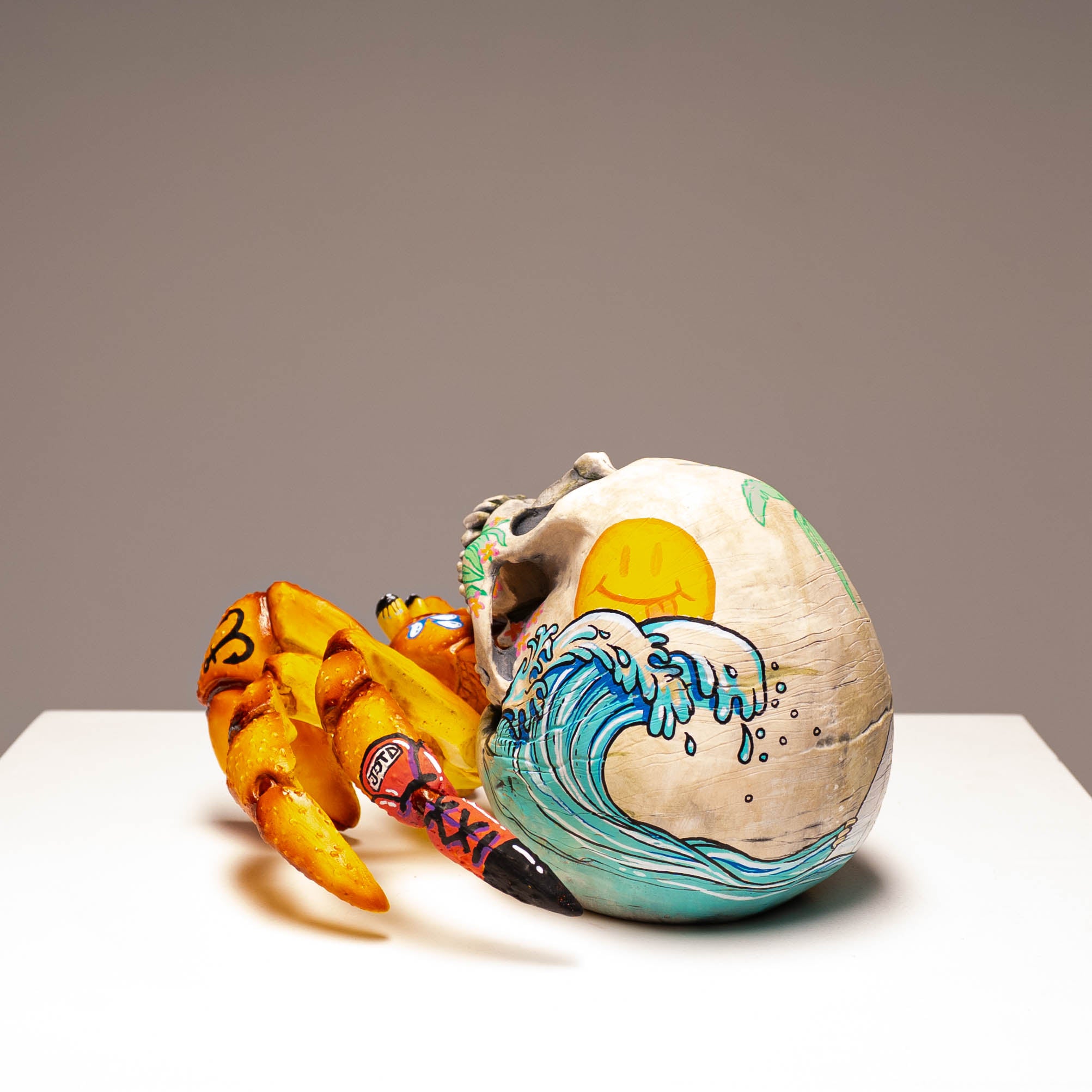 Hermit Crab Skull - Sandy