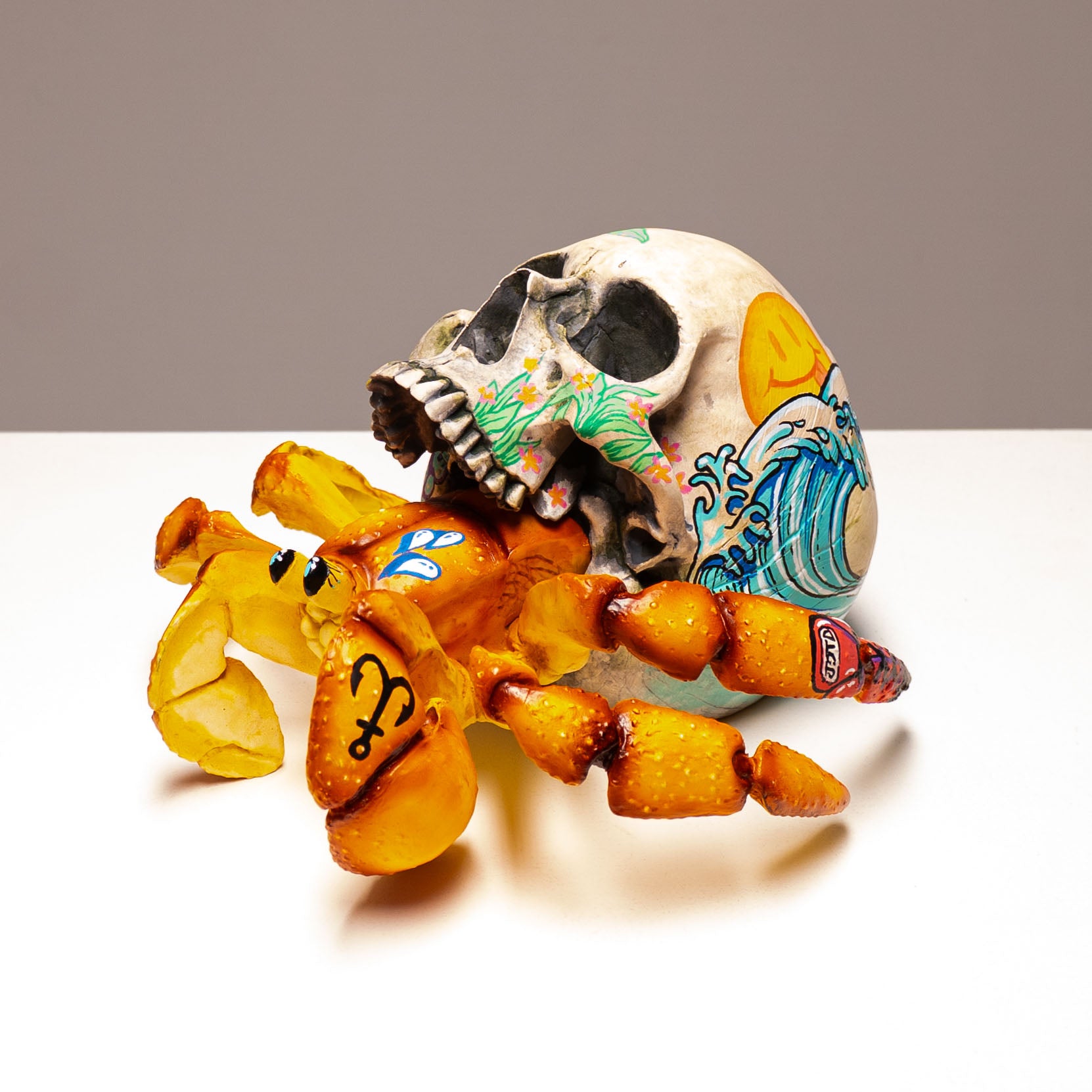 Hermit Crab Skull - Sandy