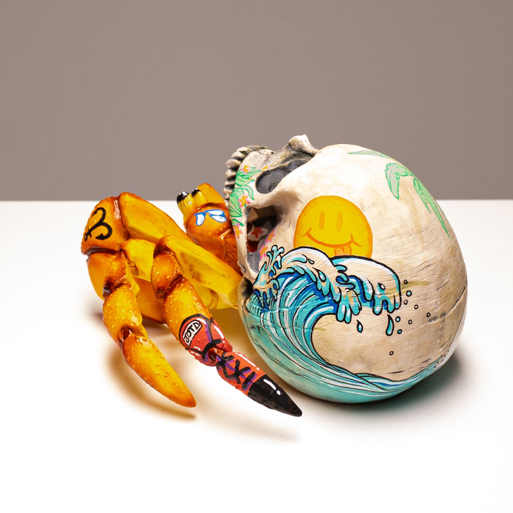 Hermit Crab Skull - Sandy