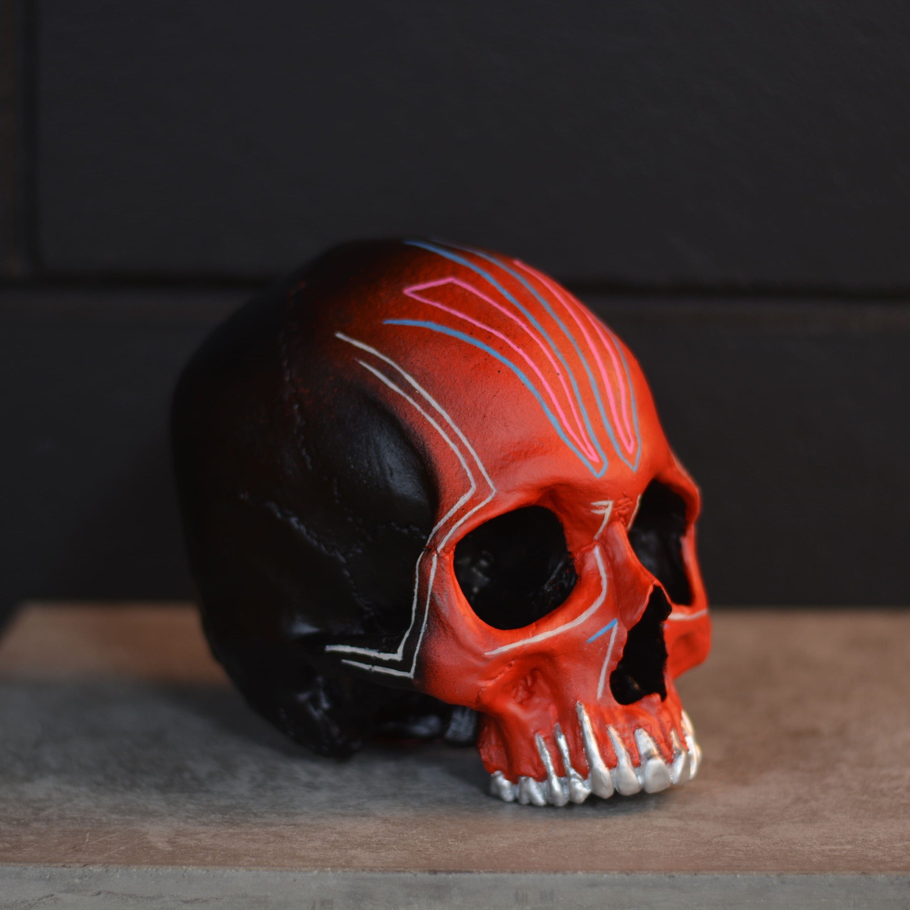 Human Skull - Street Machine [EXPERIMENTAL PAINT]
