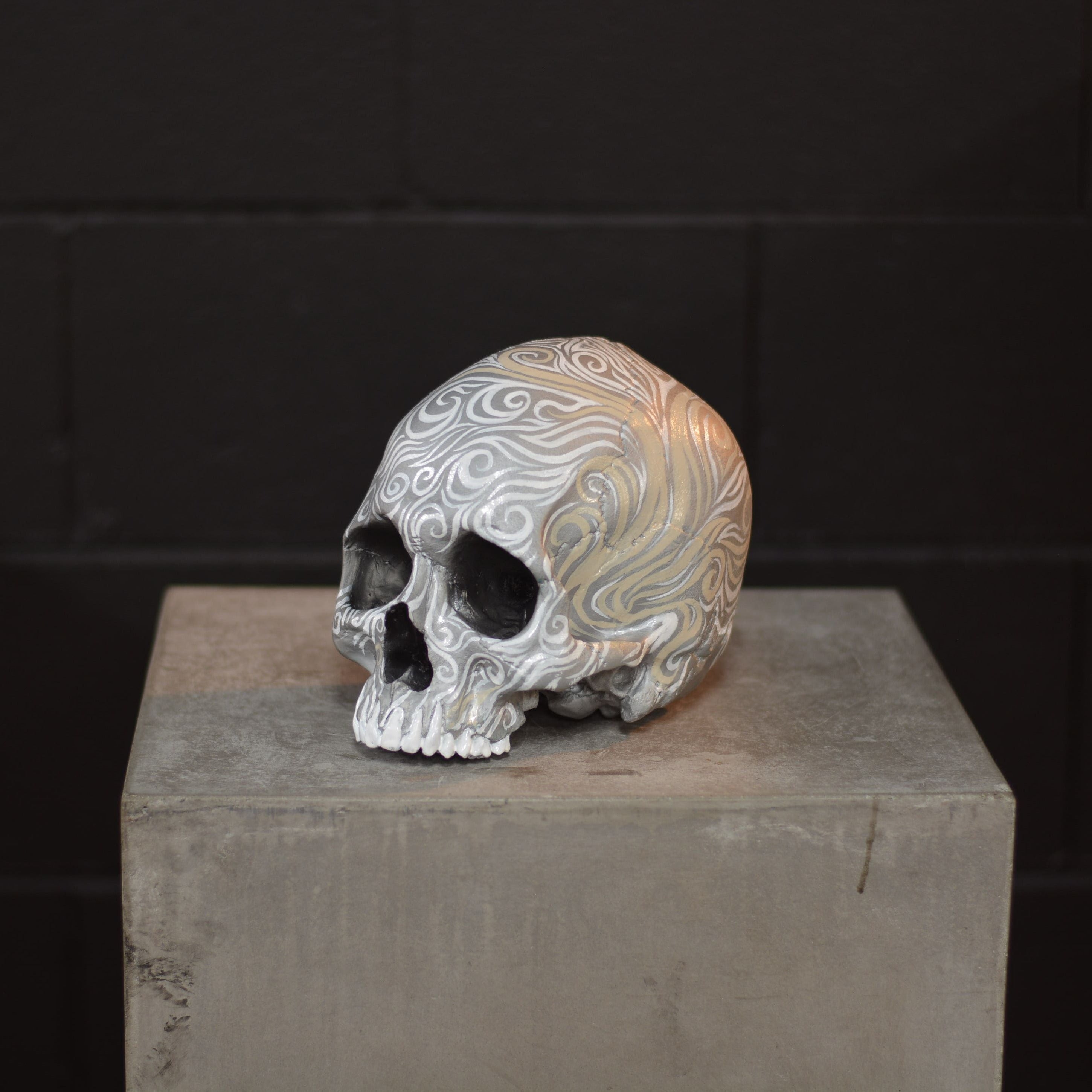 Human Skull - Swirl [EXPERIMENTAL PAINT]