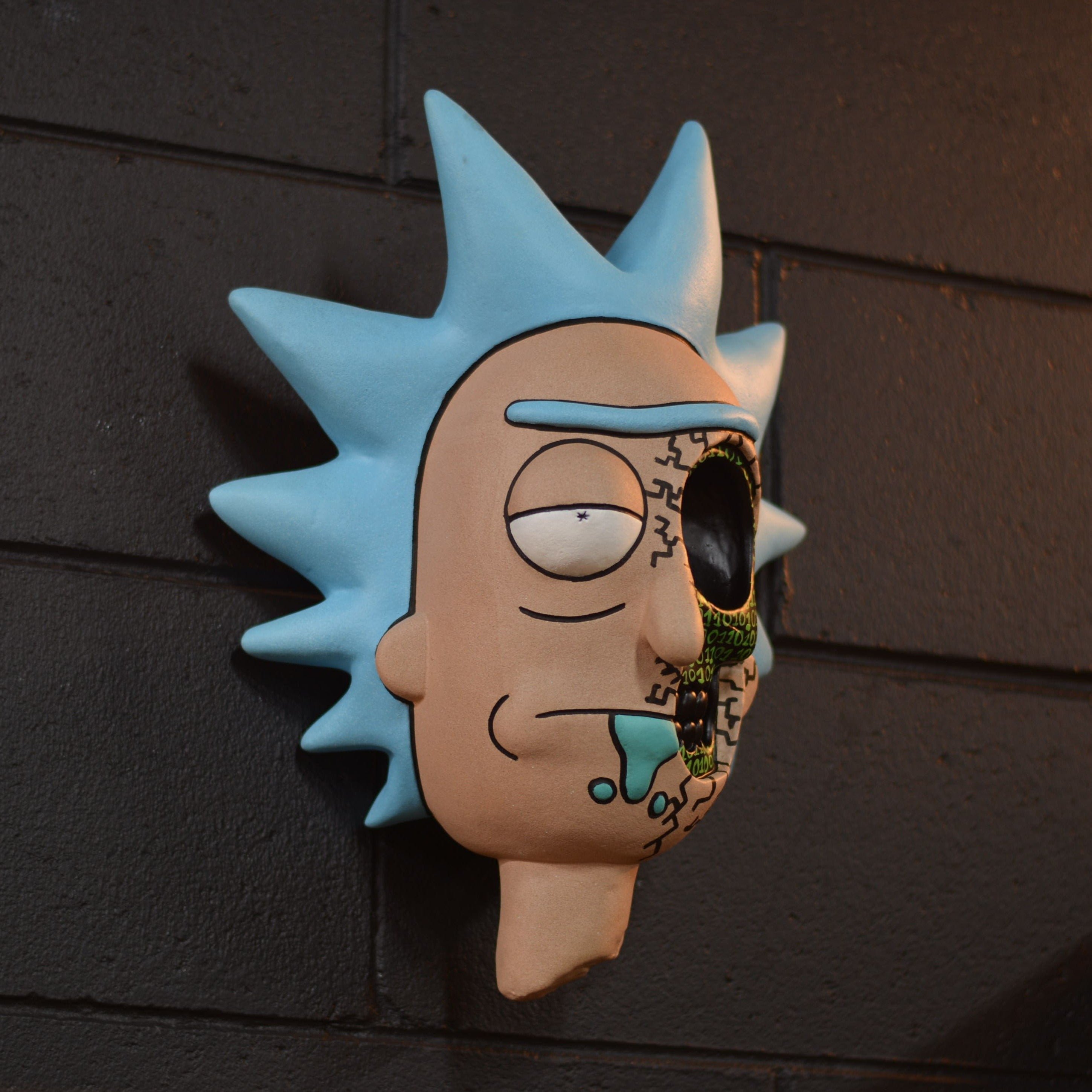Rick C-137 Wall Mount - Corrupted [EXPERIMENTAL]
