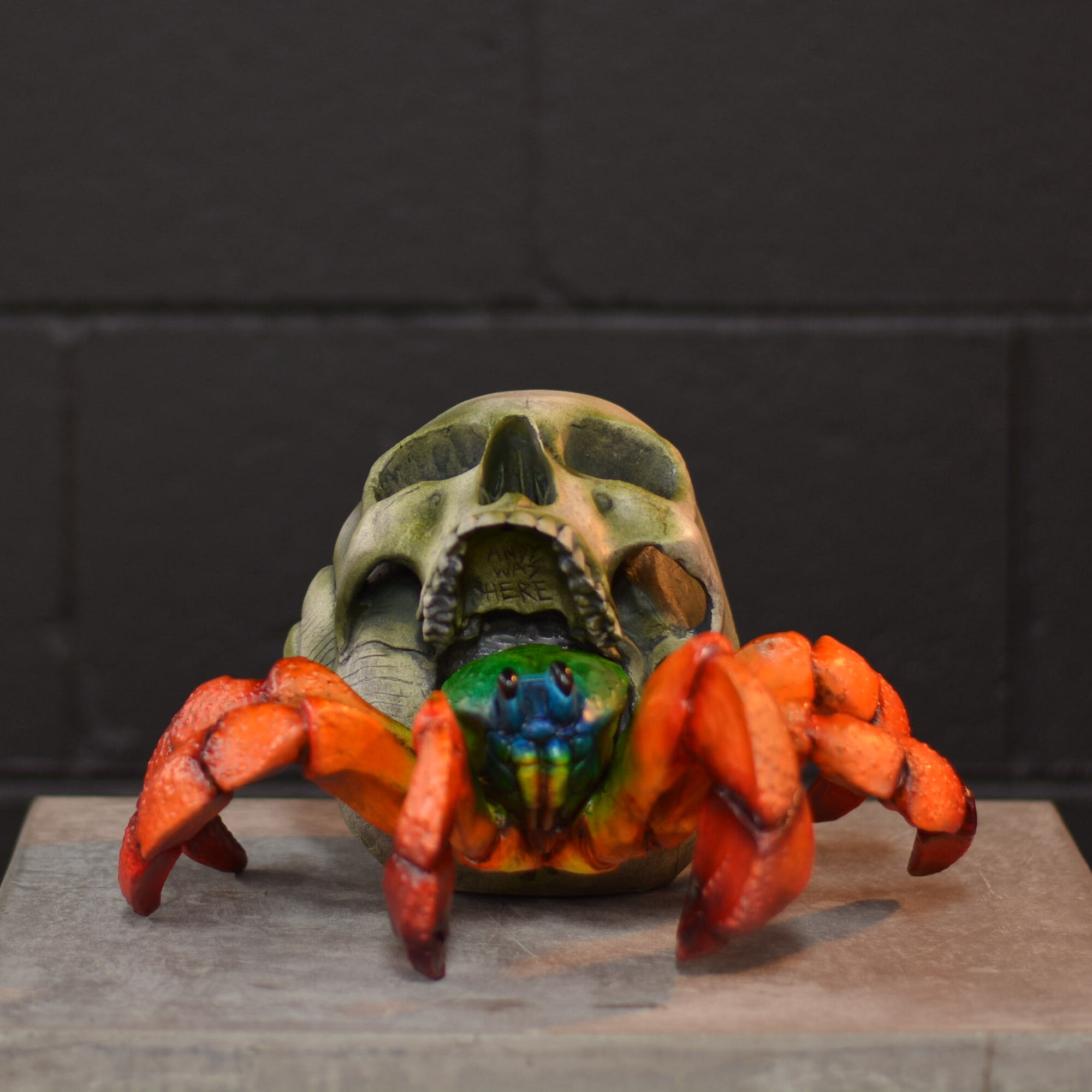 Hermit Crab Skull - Mantis [EXPERIMENTAL PAINT]