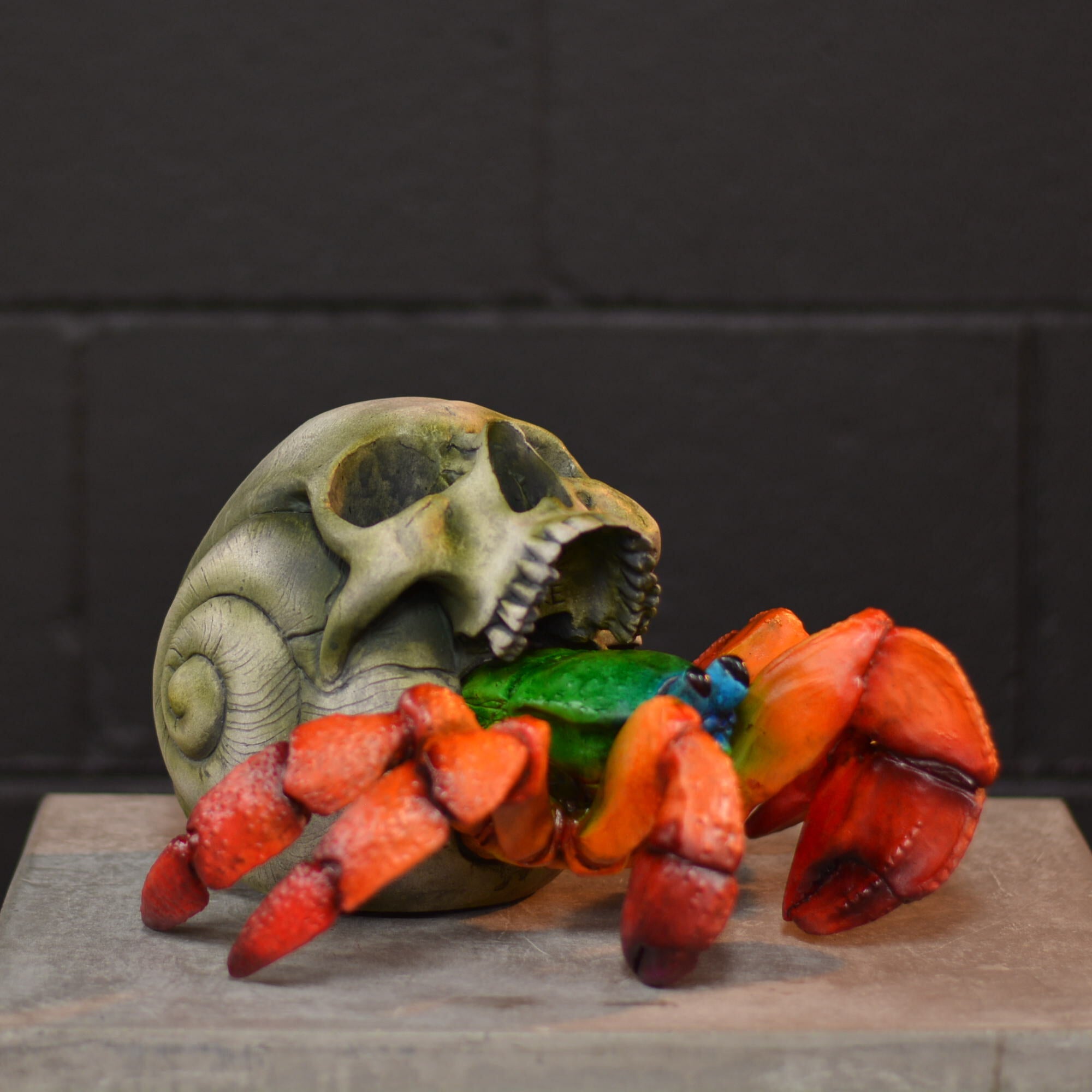 Hermit Crab Skull - Mantis [EXPERIMENTAL PAINT]