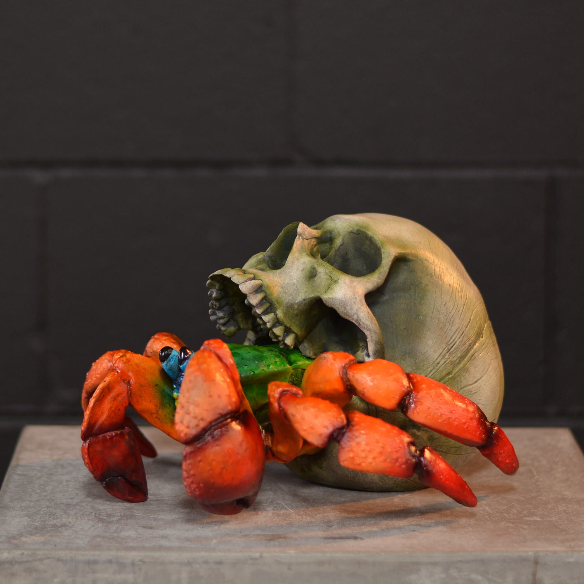 Hermit Crab Skull - Mantis [EXPERIMENTAL PAINT]