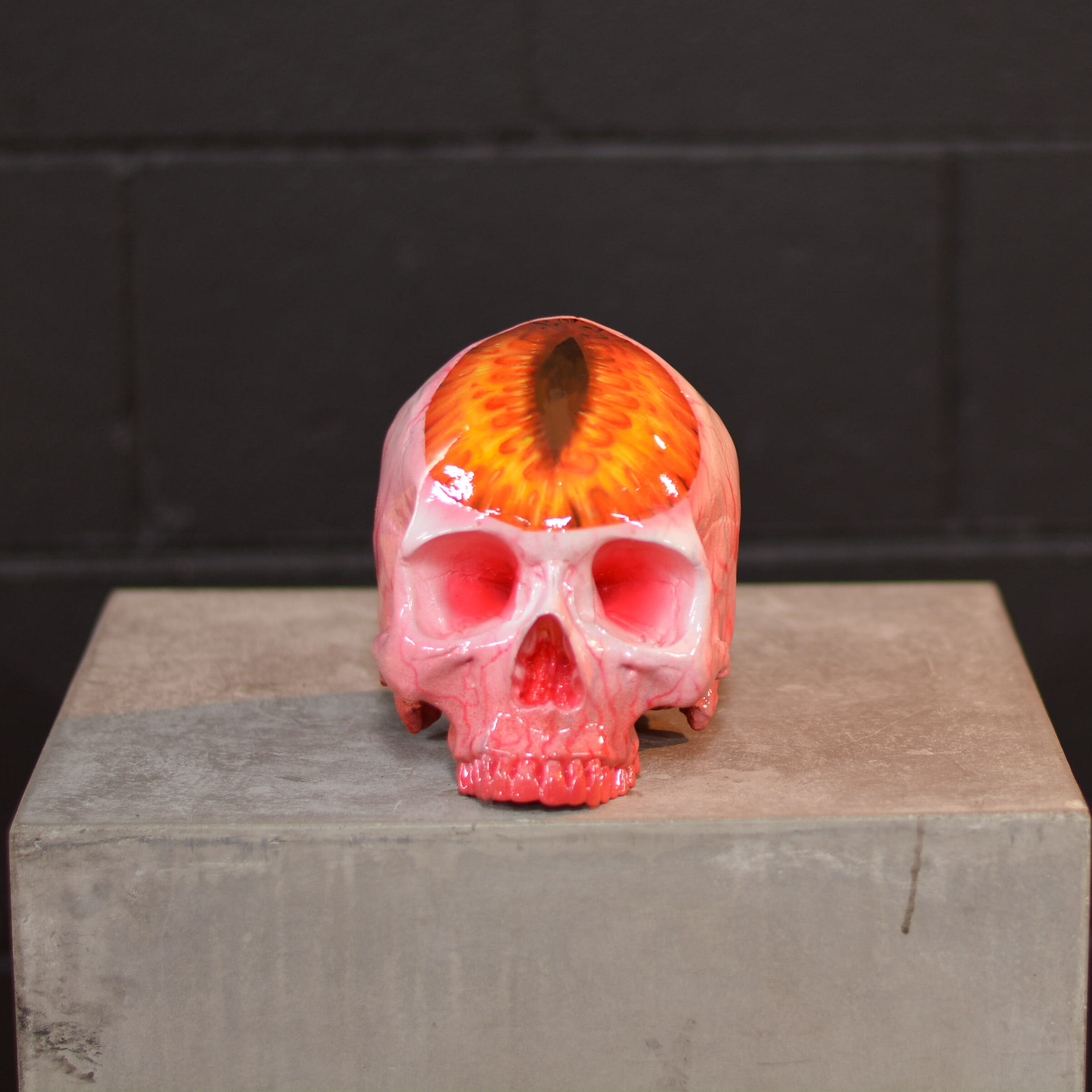 Human Skull - Vision of Death [EXPERIMENTAL PAINT]