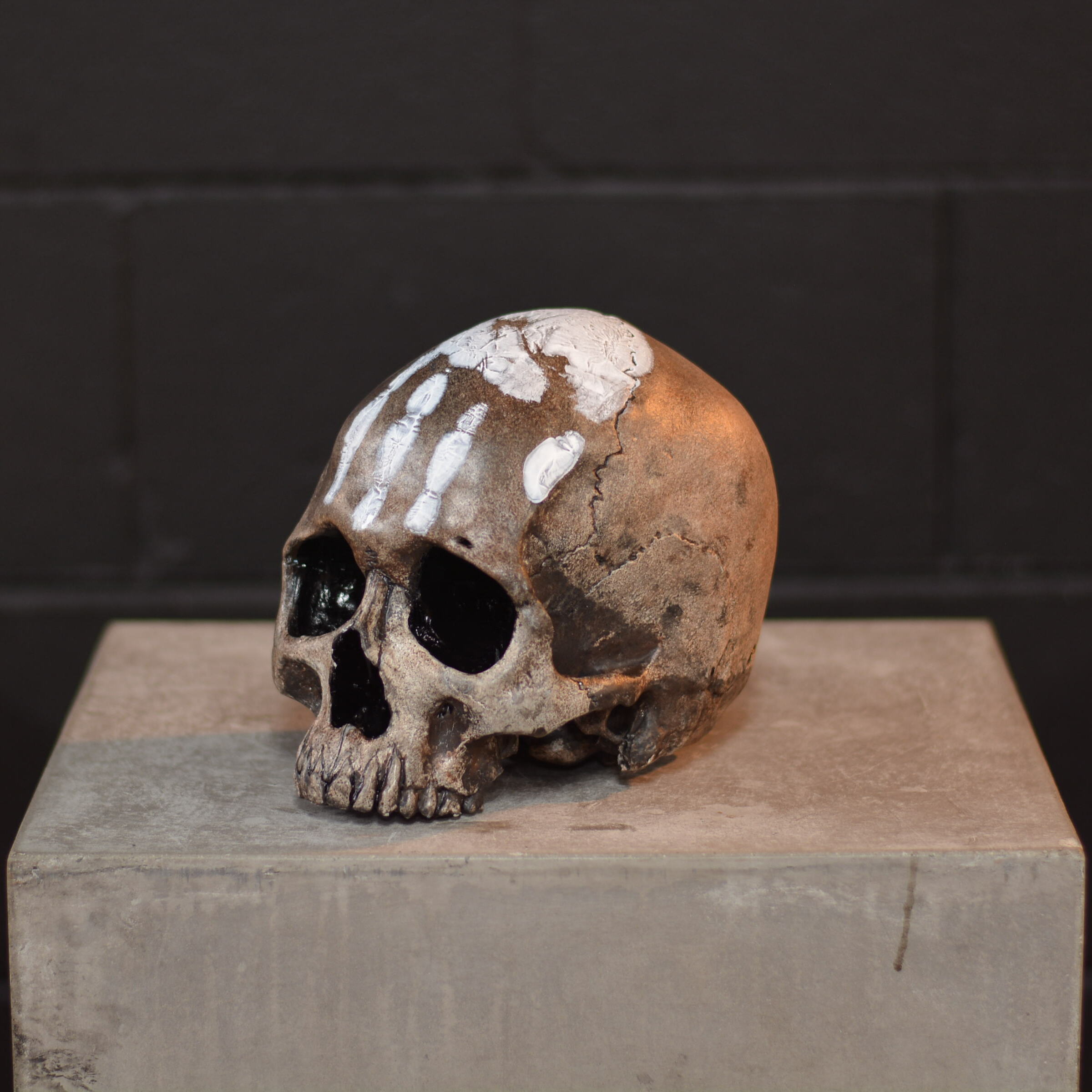 Human Skull - Hand of Saruman [EXPERIMENTAL PAINT]
