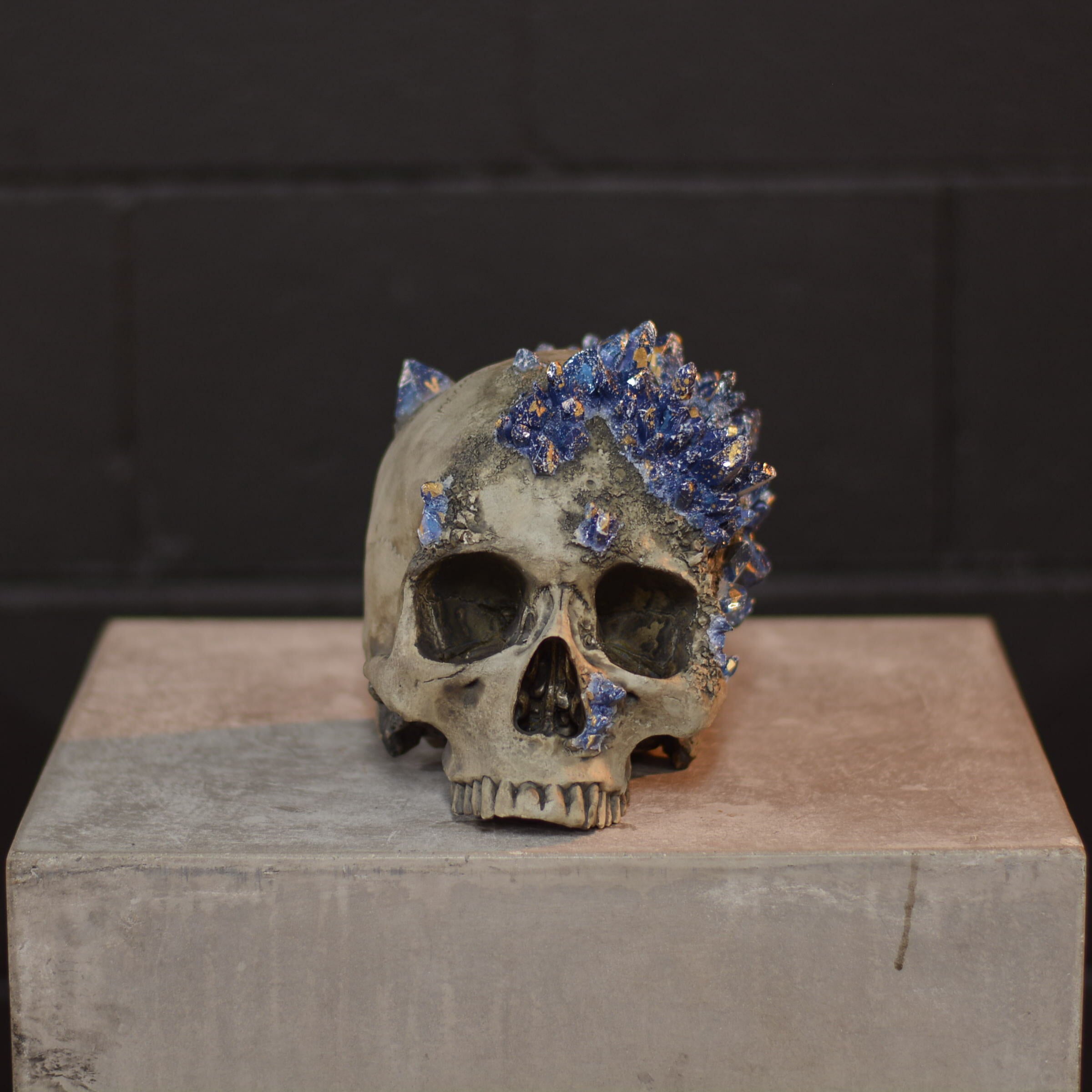 Amethyst Skull - Lapis Lazuli [EXPERIMENTAL PAINT]