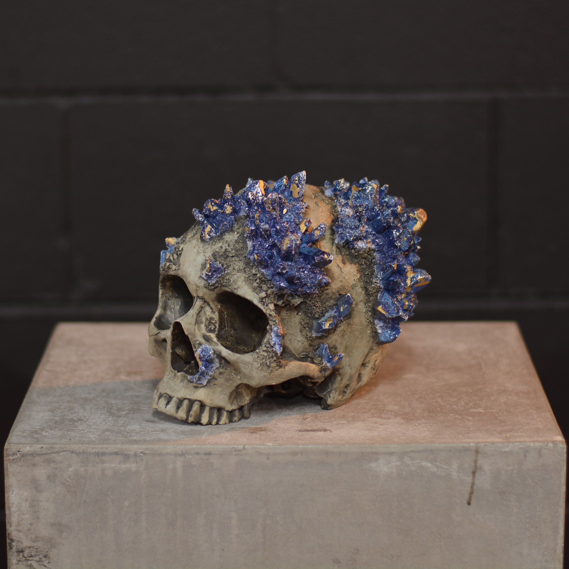 Amethyst Skull - Lapis Lazuli [EXPERIMENTAL PAINT]