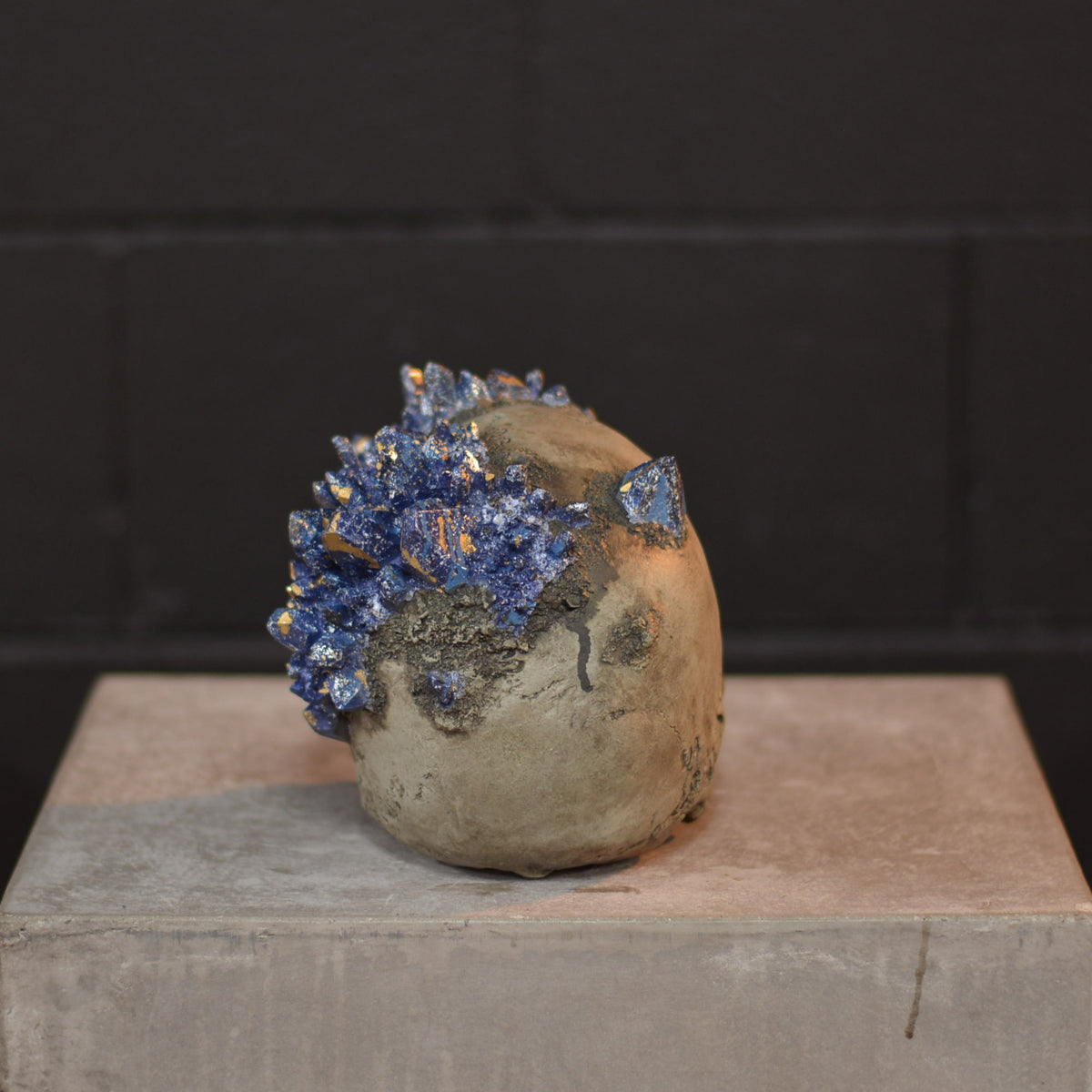 Amethyst Skull - Lapis Lazuli