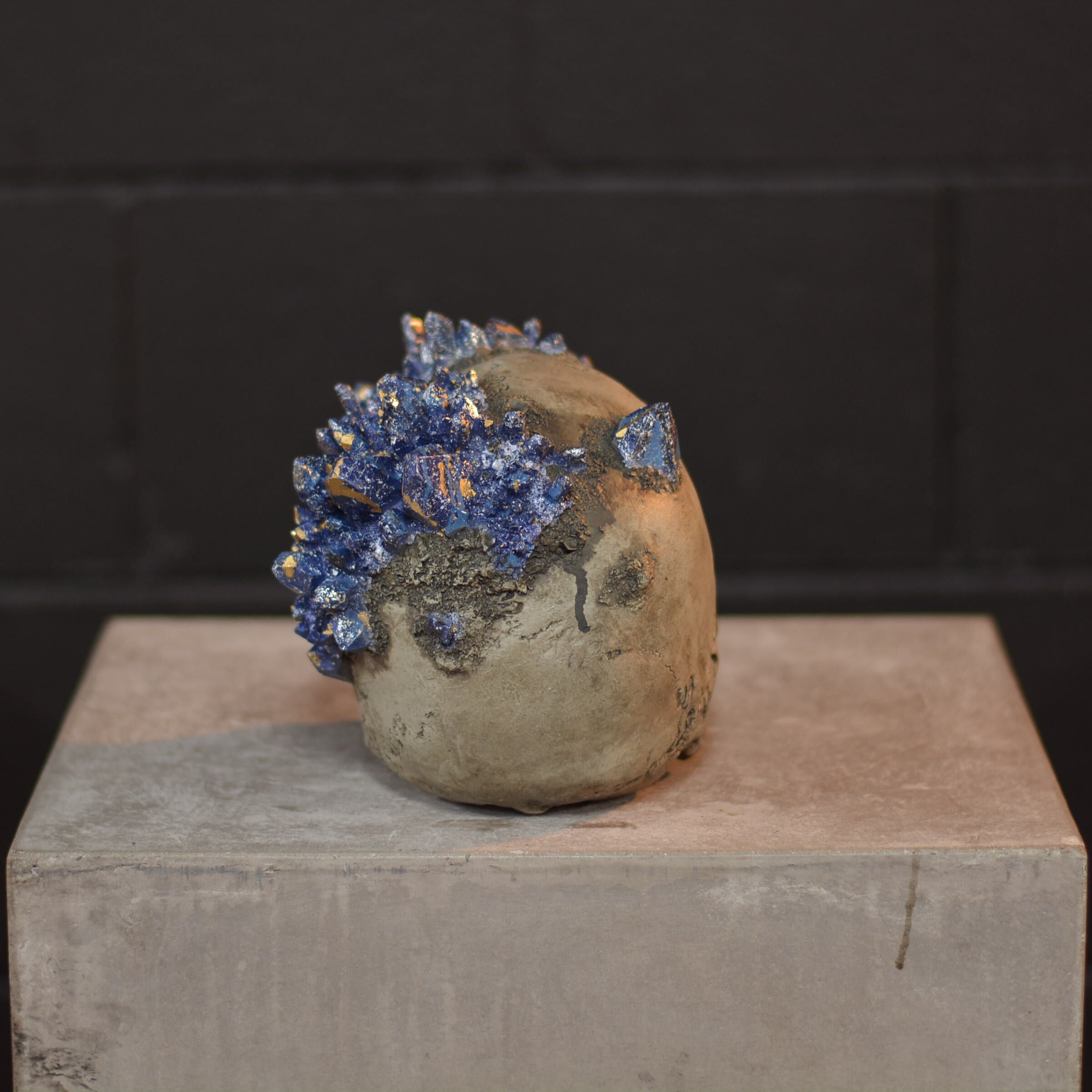 Amethyst Skull - Lapis Lazuli [EXPERIMENTAL PAINT]