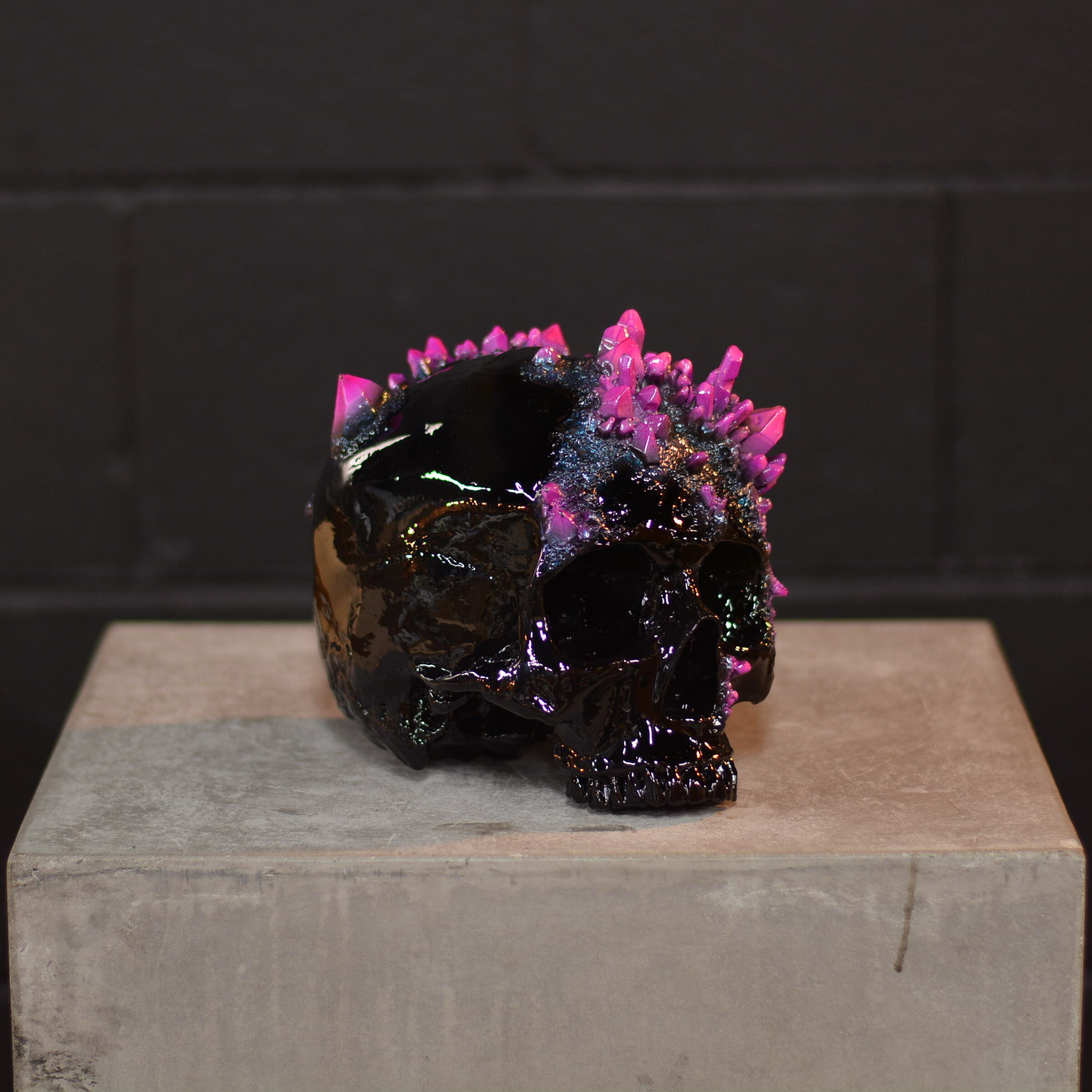 Amethyst Skull - Underdark [EXPERIMENTAL PAINT]