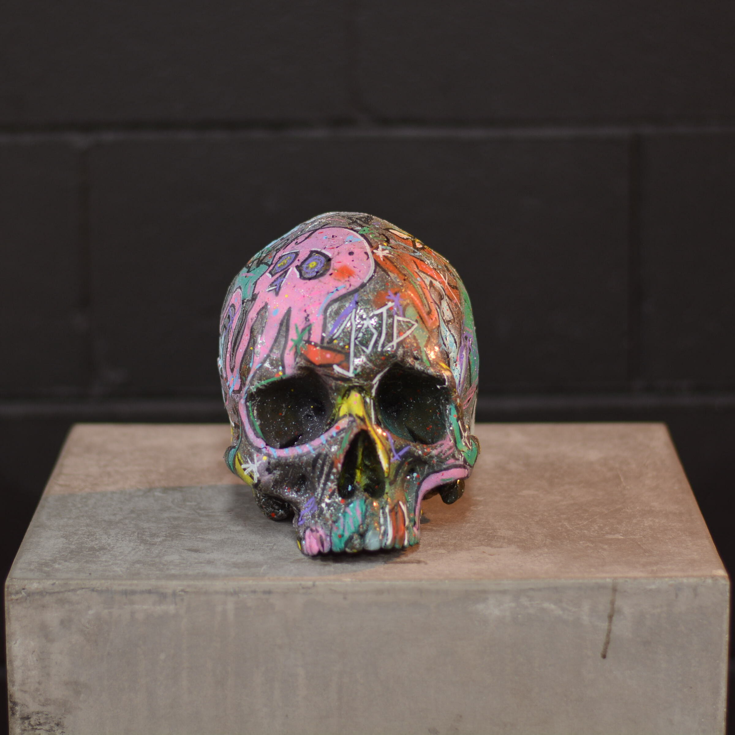Human Skull - Concrete Reaper [EXPERIMENTAL PAINT]
