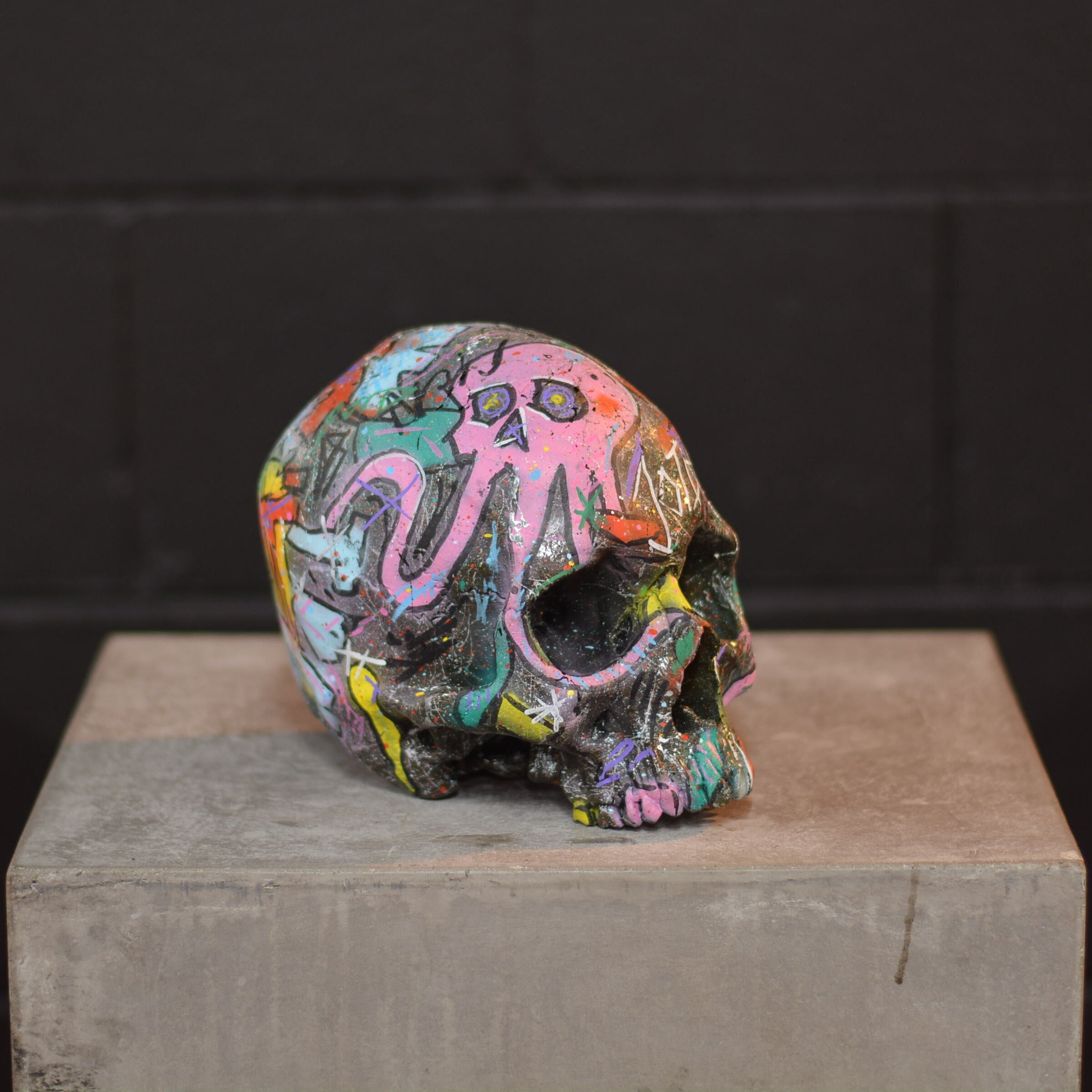 Human Skull - Concrete Reaper [EXPERIMENTAL PAINT]