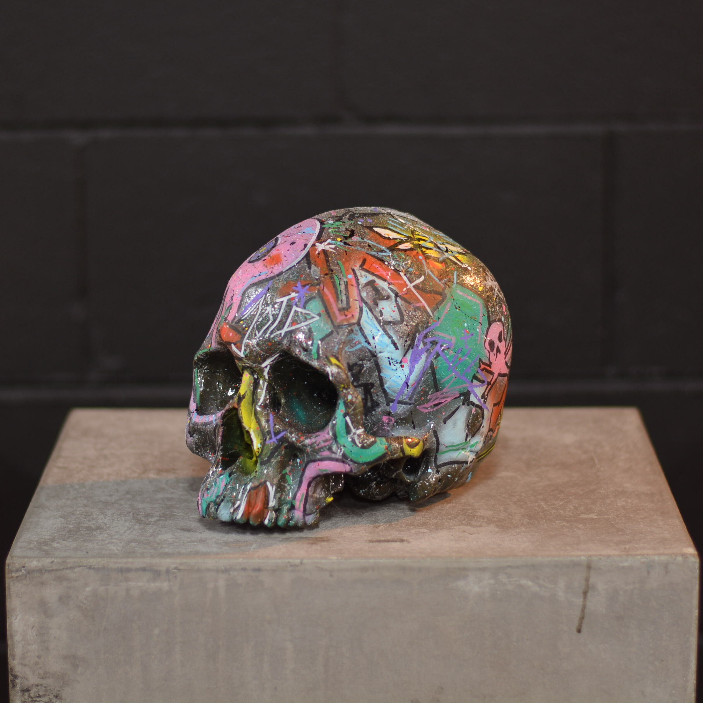 Human Skull - Concrete Reaper [EXPERIMENTAL PAINT]