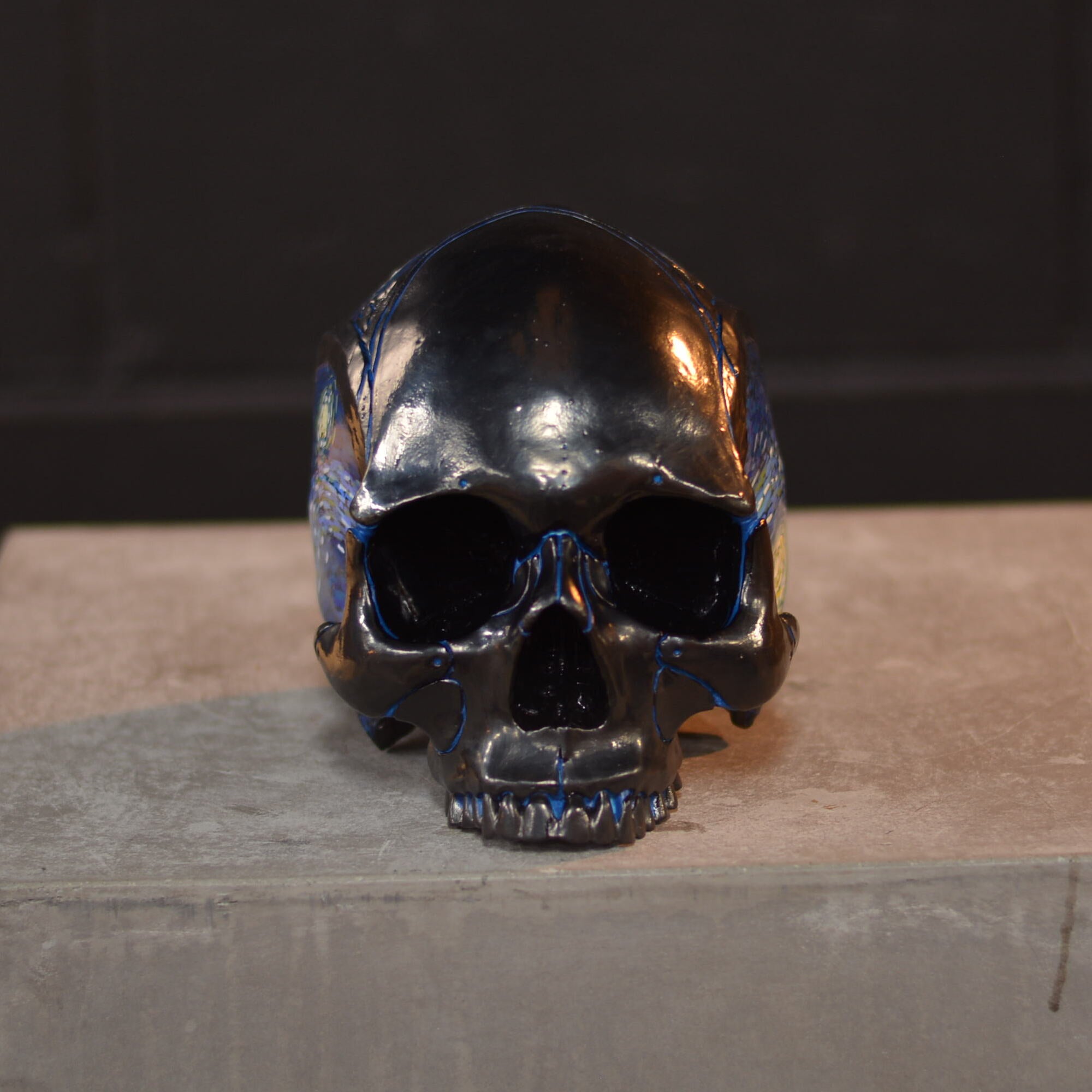 Loki skull - A night with Van Gogh [EXPERIMENTAL PAINT]
