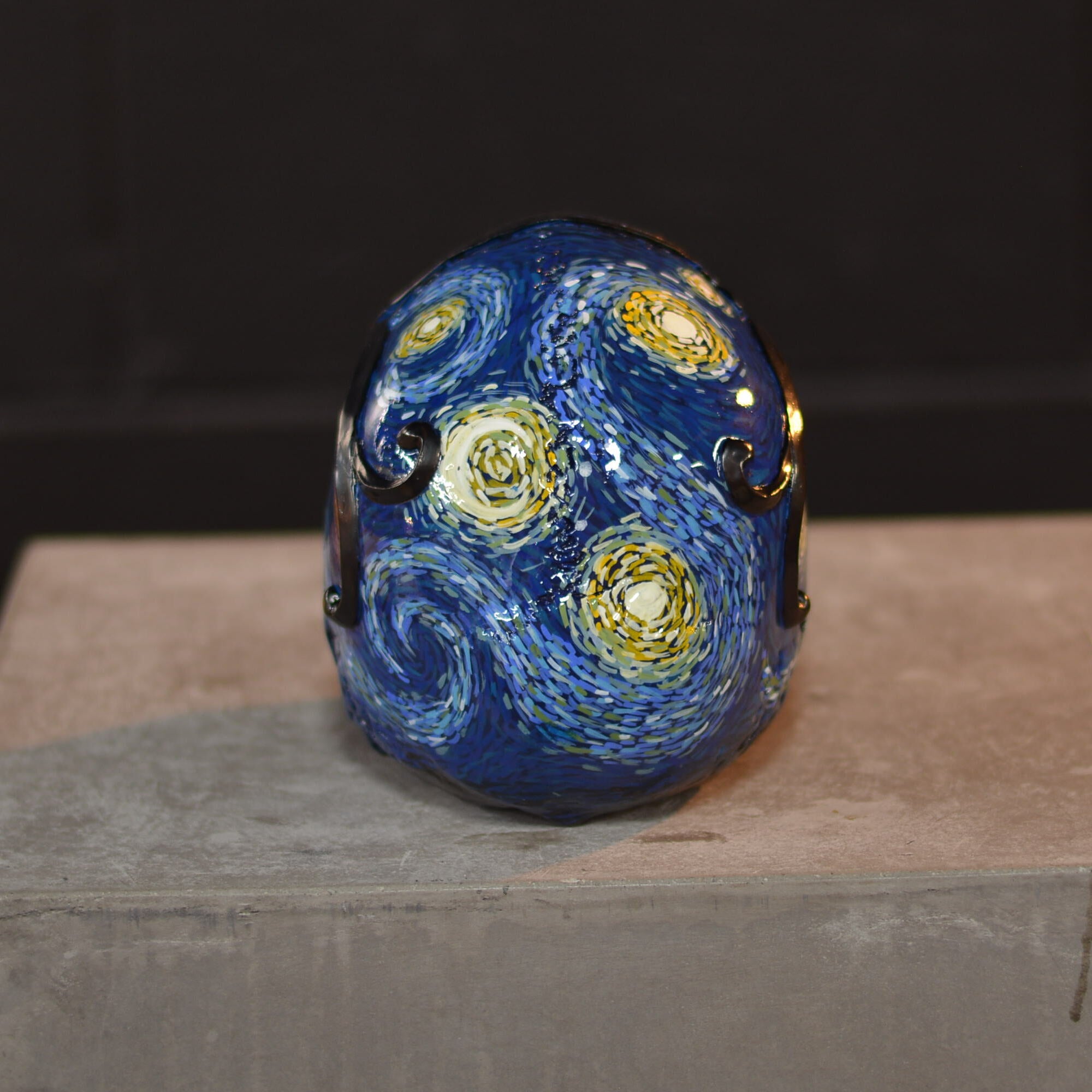 Loki skull - A night with Van Gogh [EXPERIMENTAL PAINT]