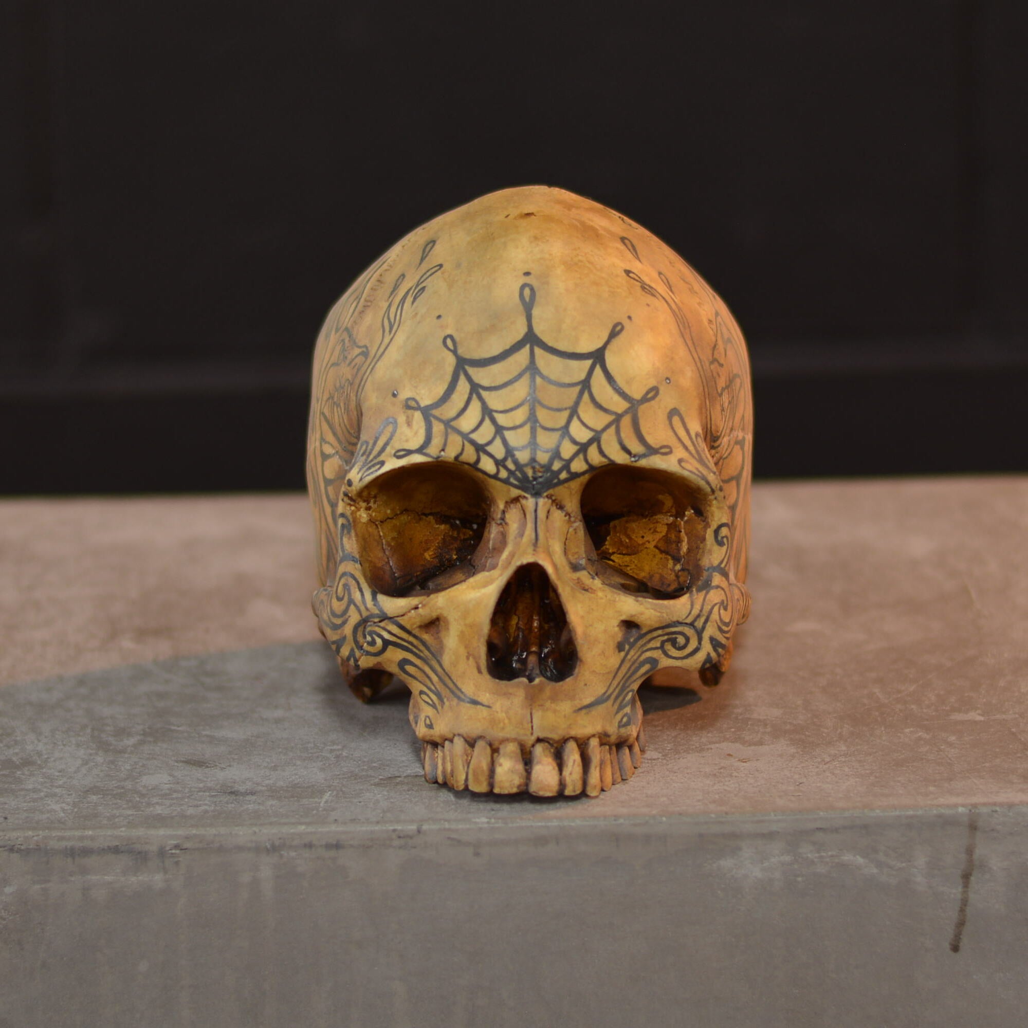 Human Skull - Tatted [EXPERIMENTAL PAINT]