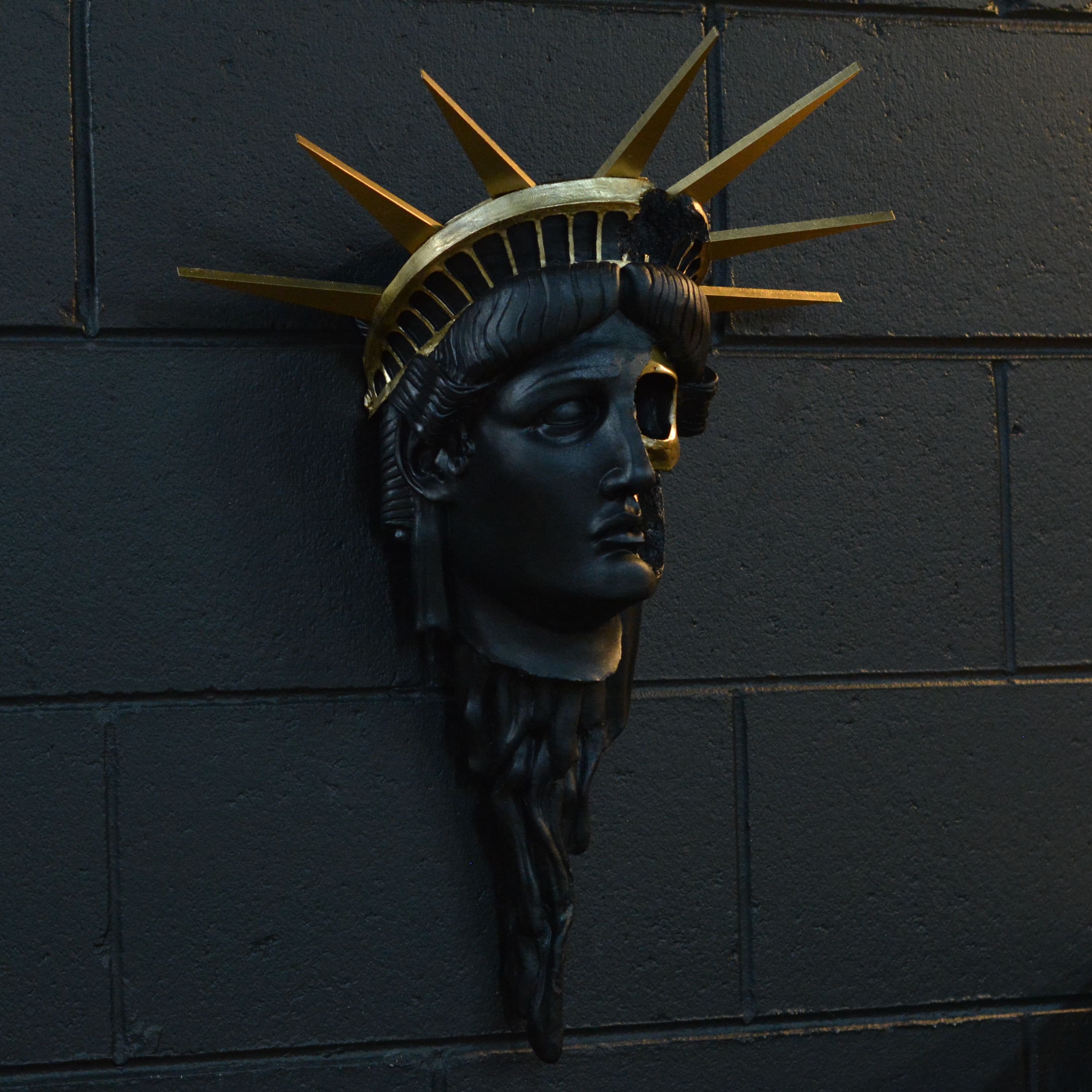 The Death of Liberty Wall Mount - Golden Crown [EXPERIMENTAL PAINT]